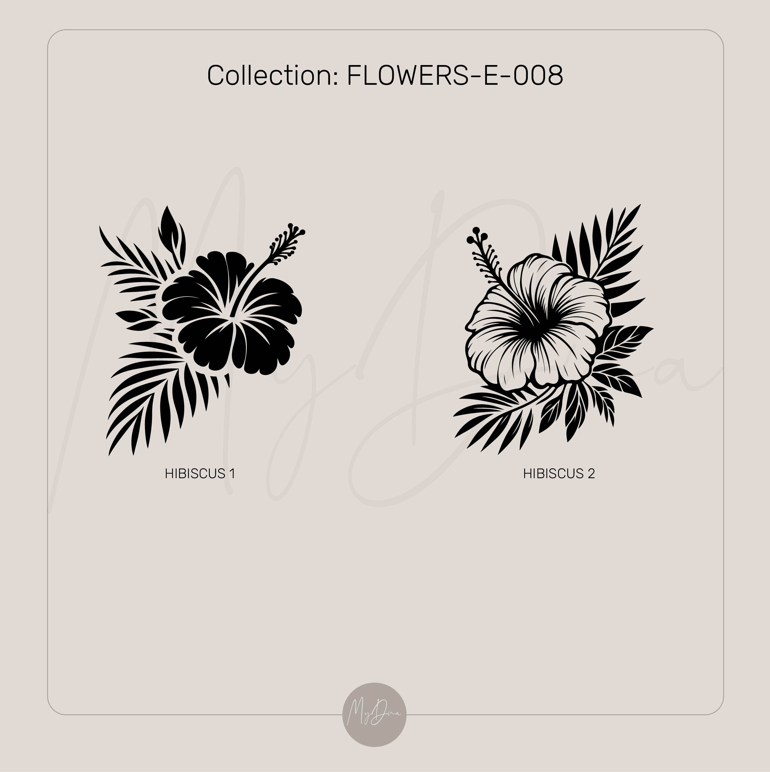 Hibiscus Signet Ring