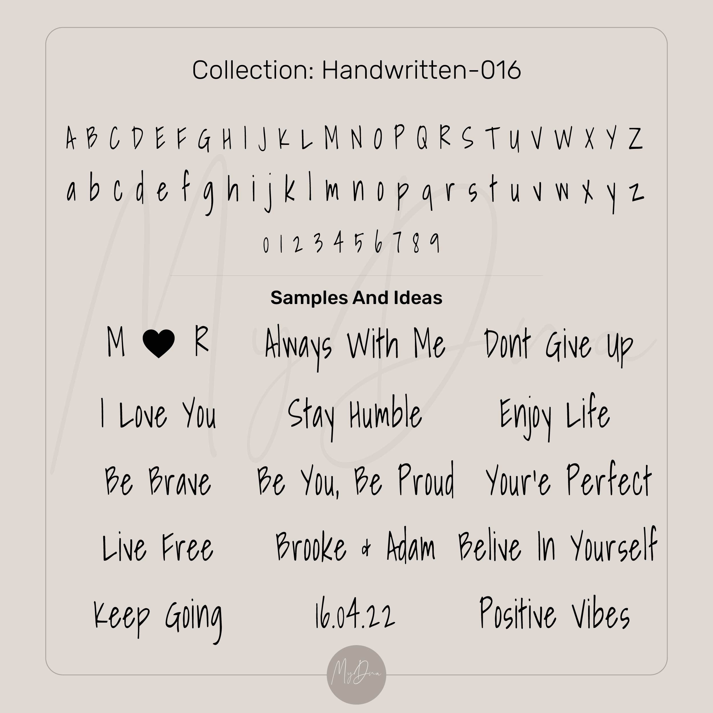Engraved Text Ring