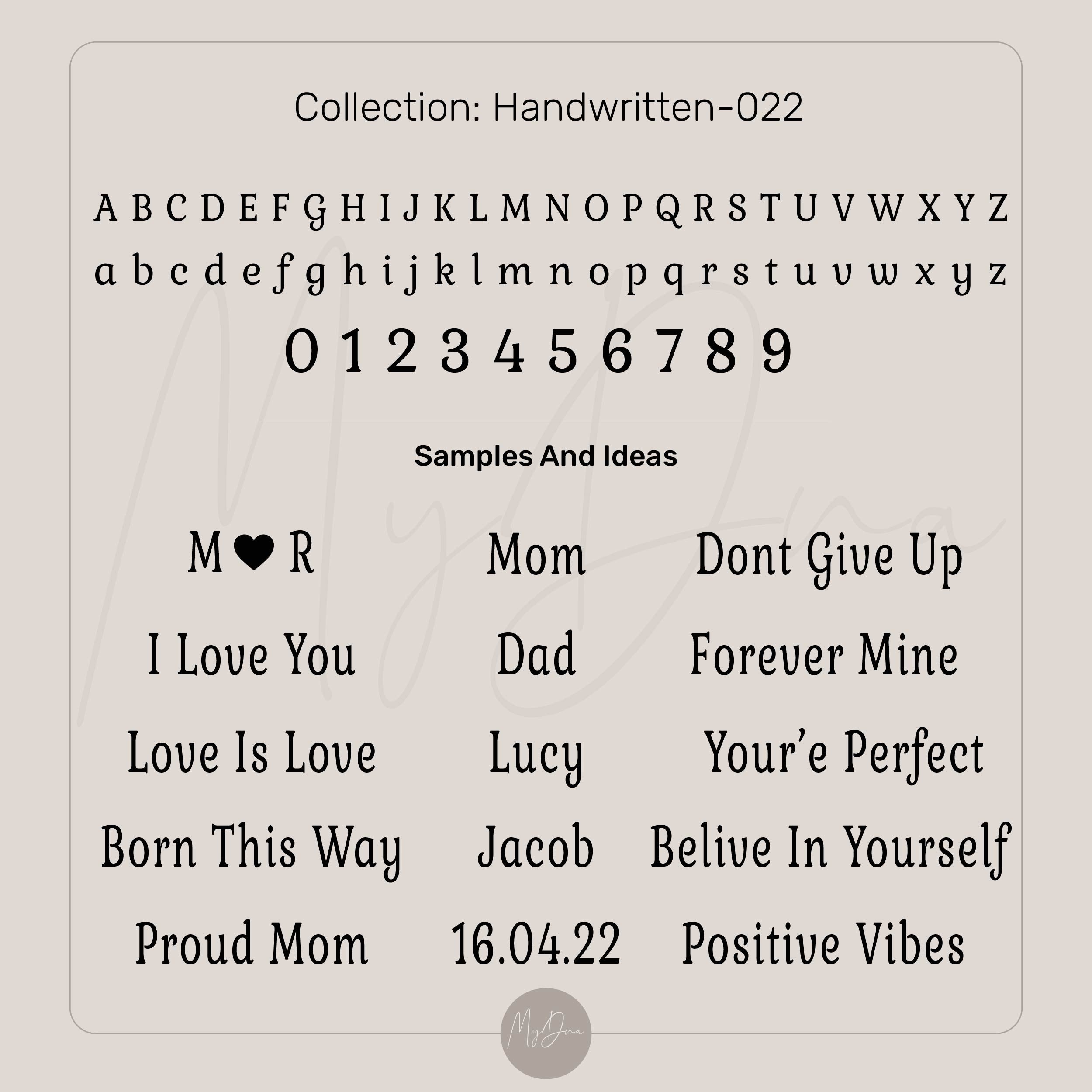 Name Initial's Signet Ring