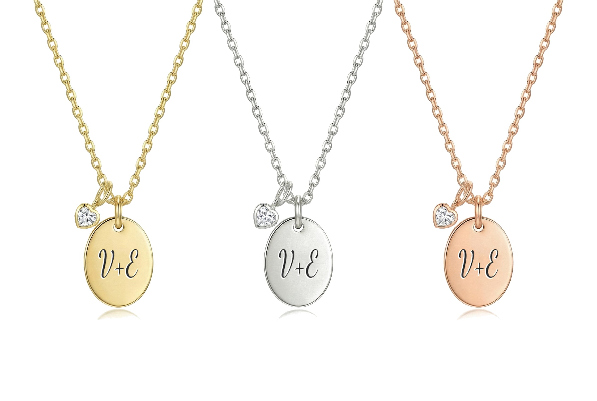 Custom Engraved Oval Pendant
