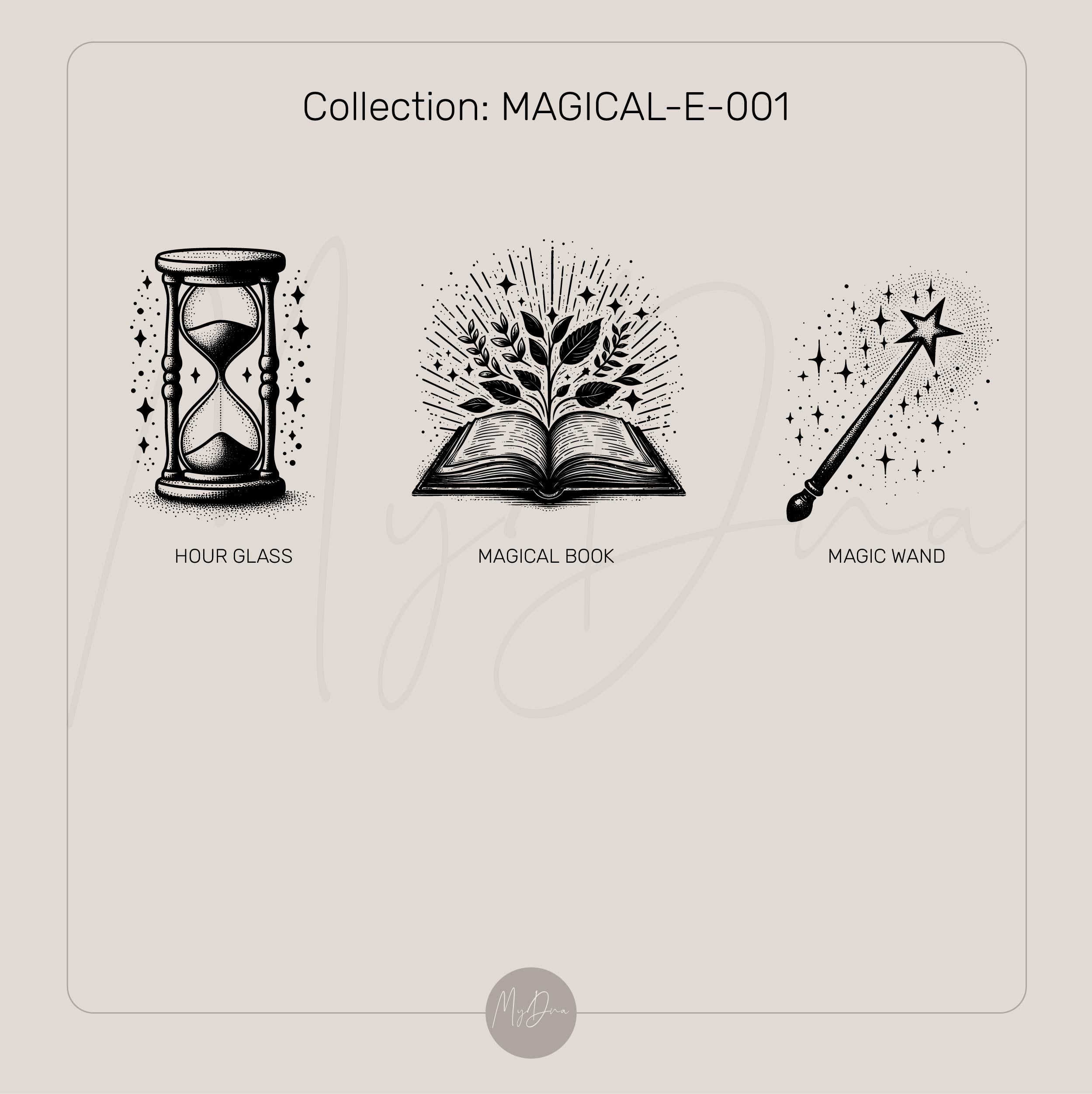 Engraved Magical Book Ring