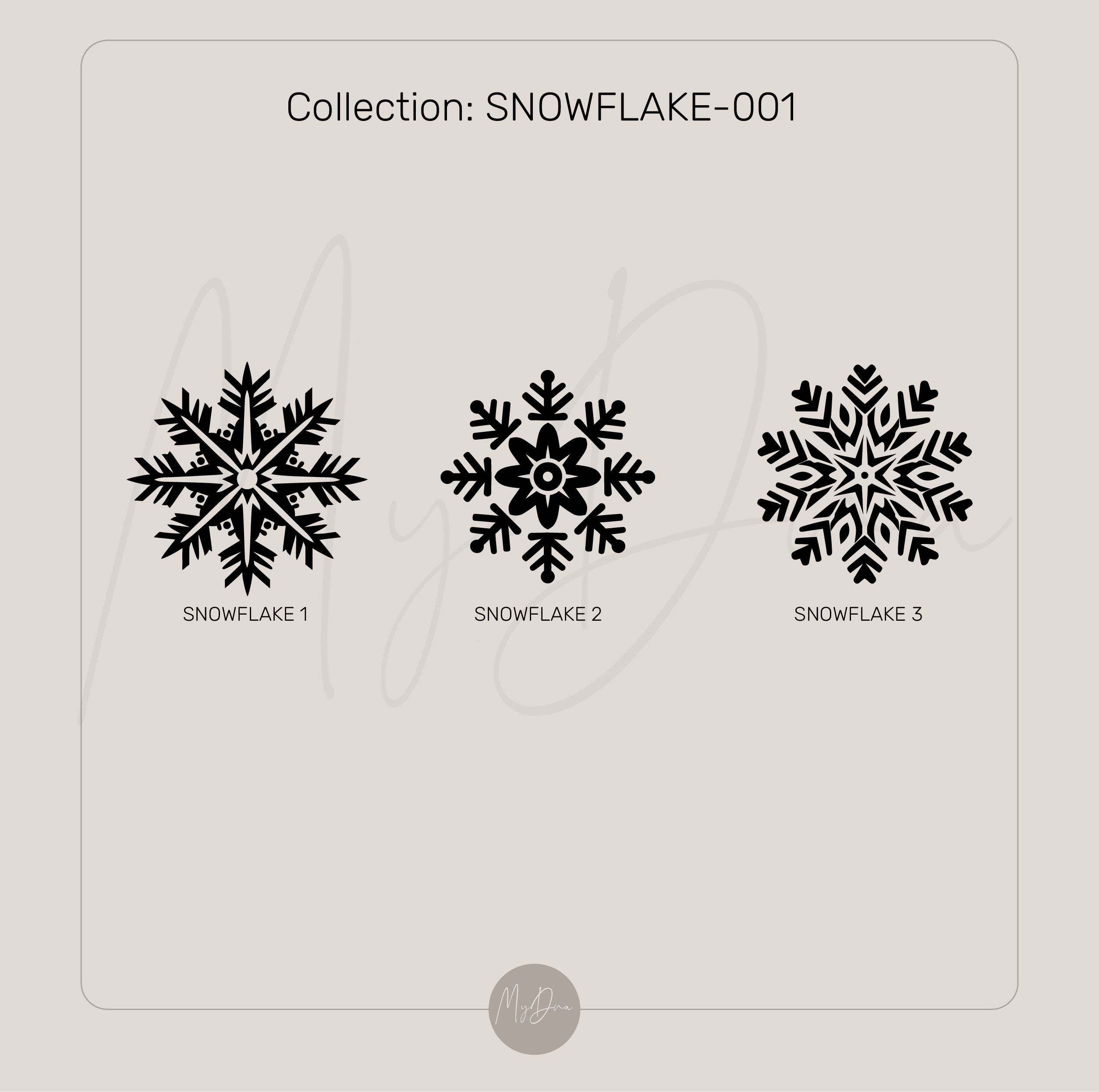 Snowflake Hexagon Earrings
