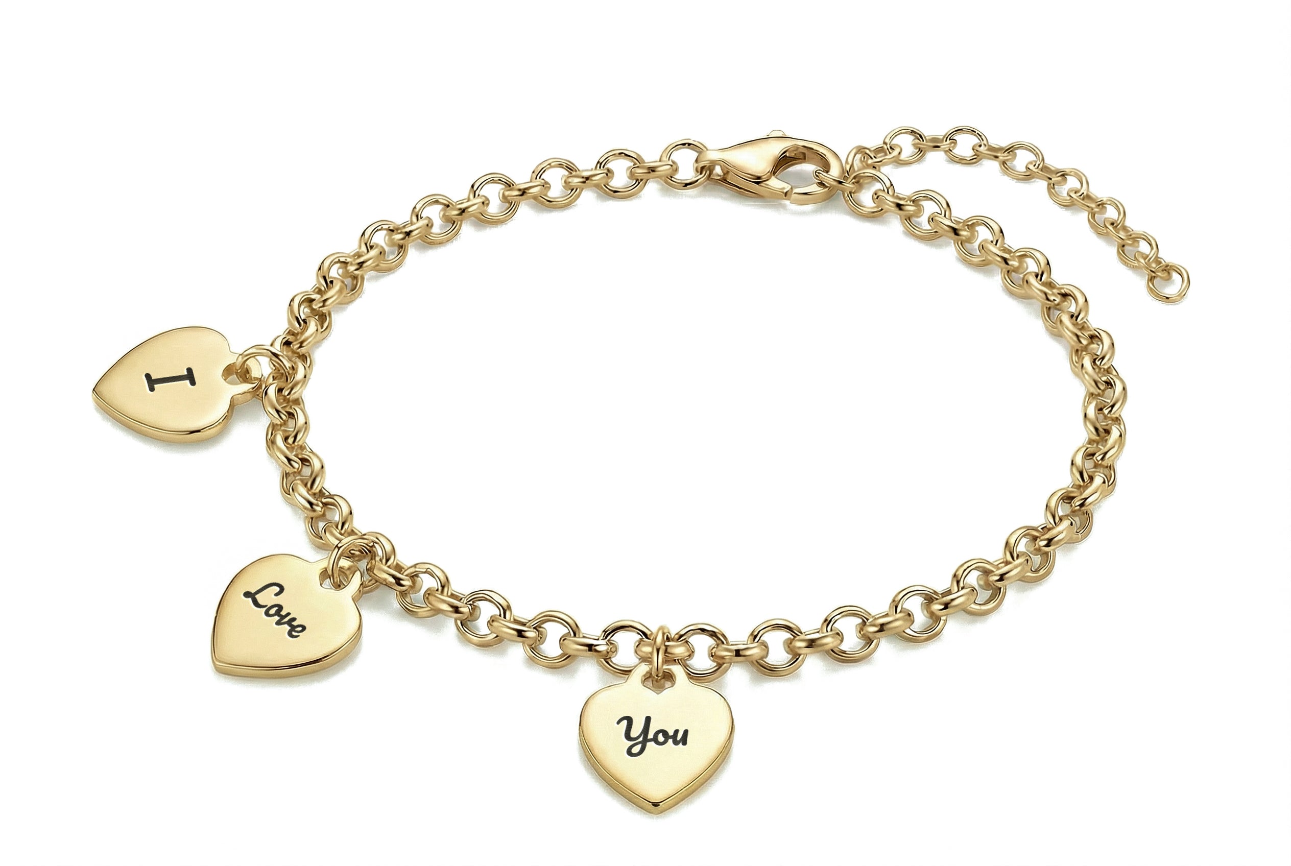 Custom Triple Charm Anklet