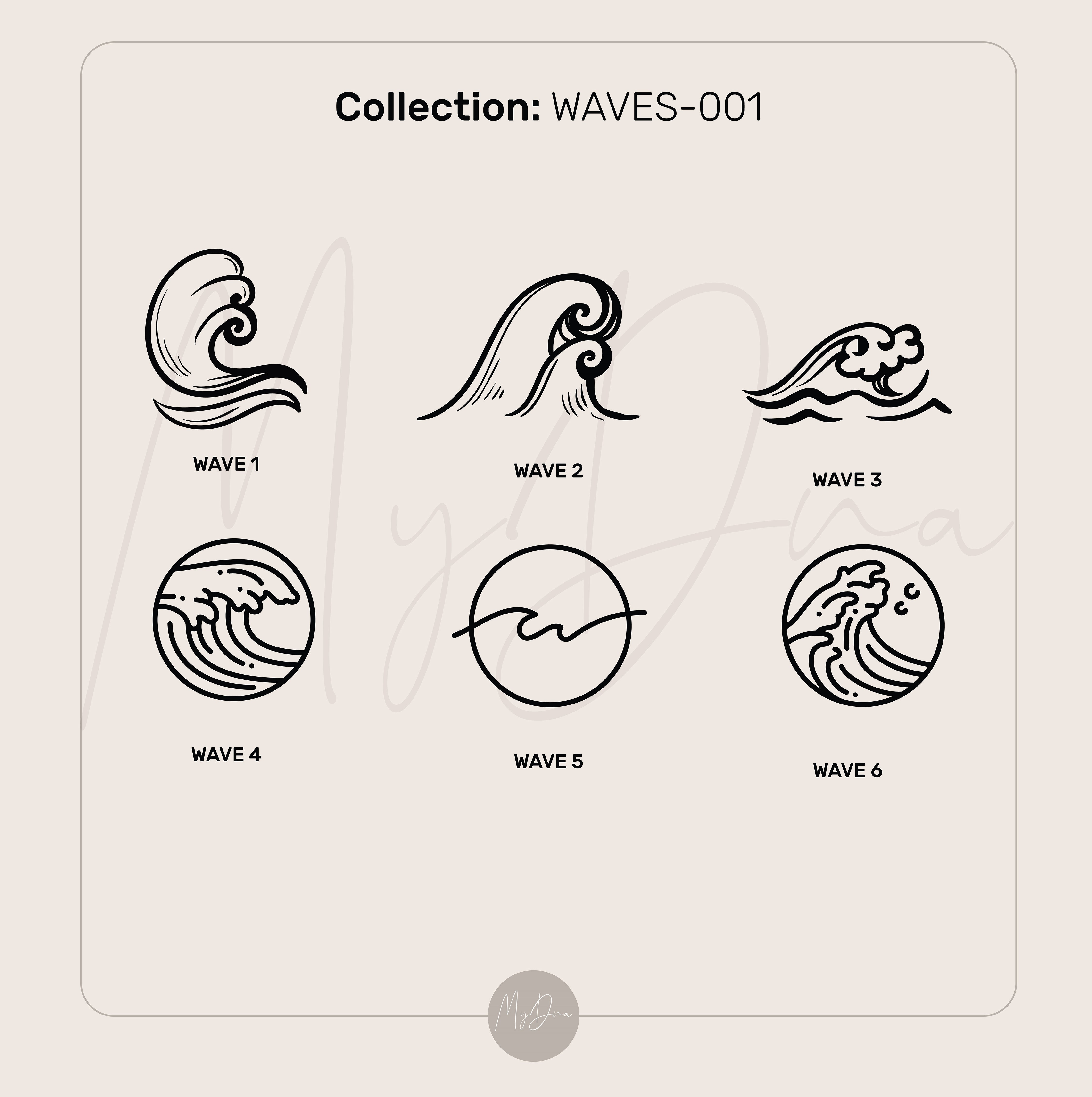 Surfer's Wave Gold Signet Ring