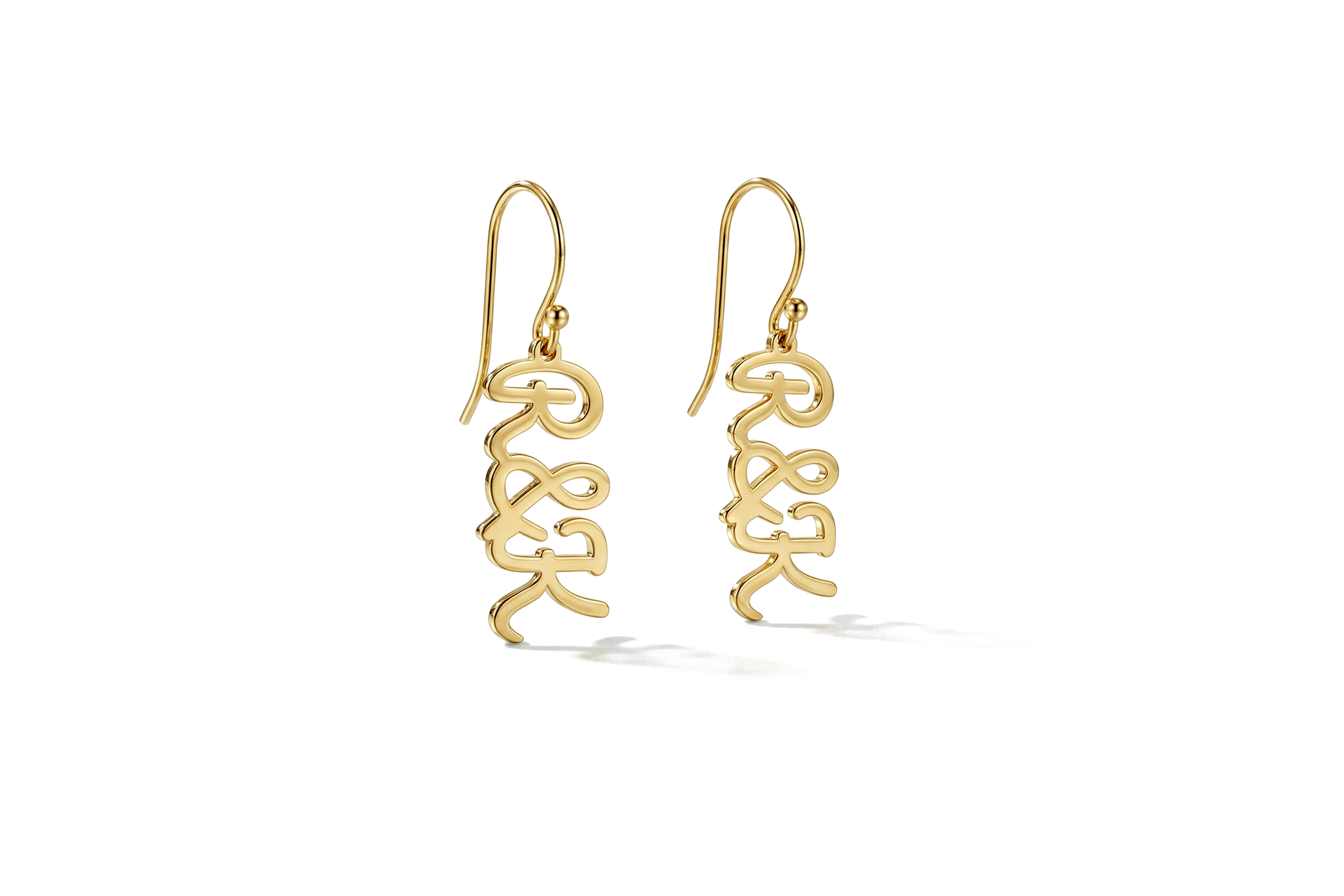 Anniversary Initials Earrings