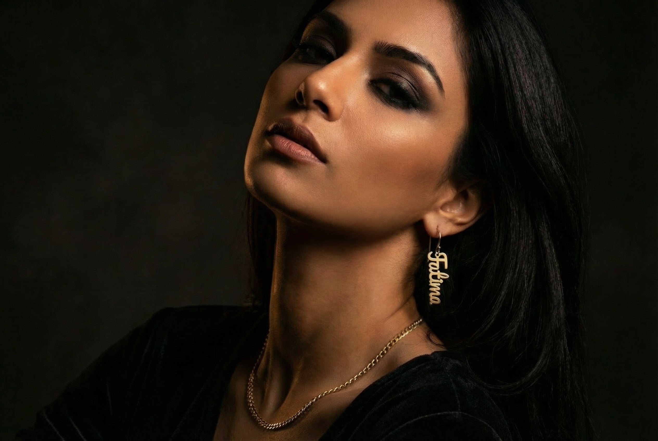 Personalized Arabic Name Earrings