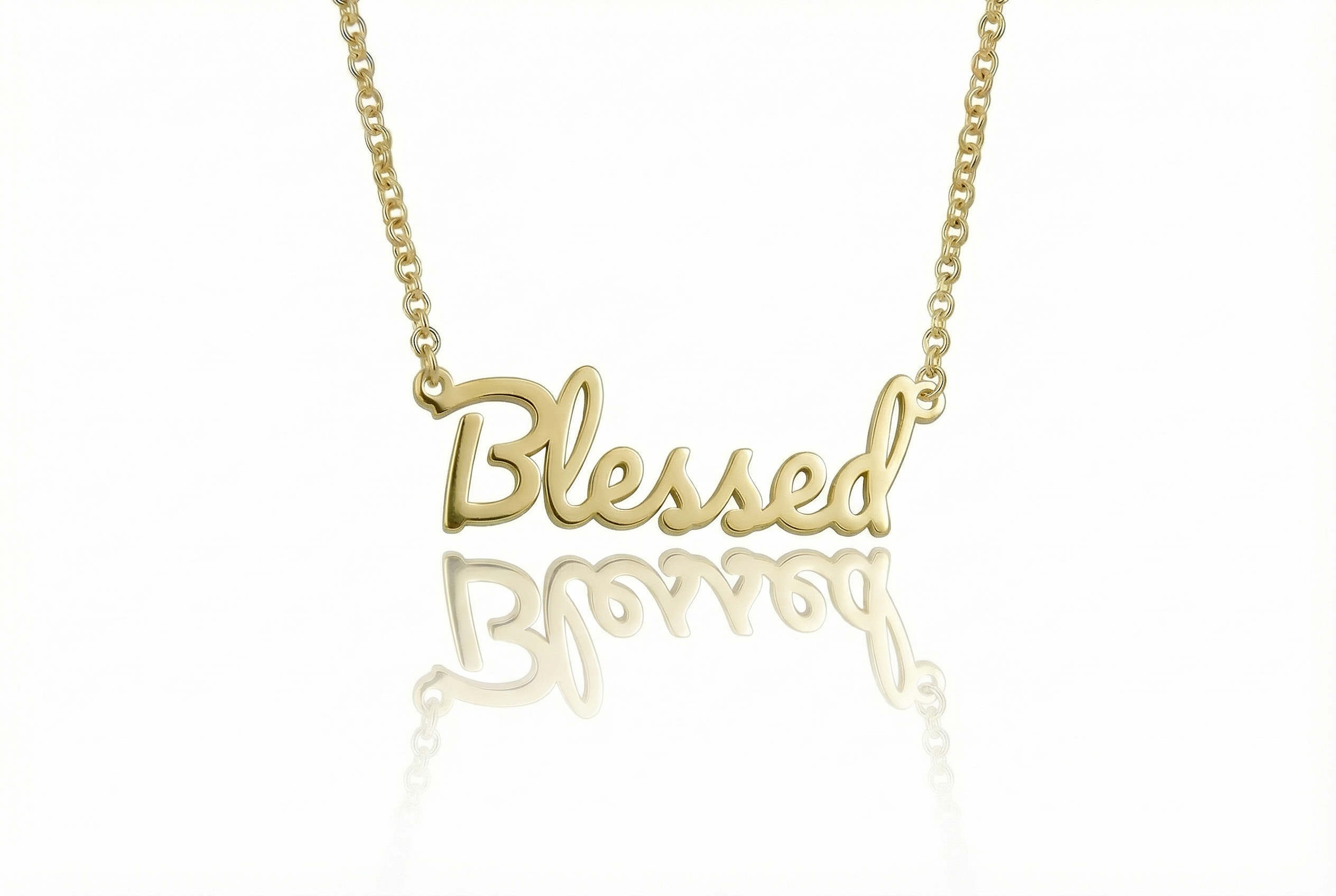 Personalized 18k Gold Necklace