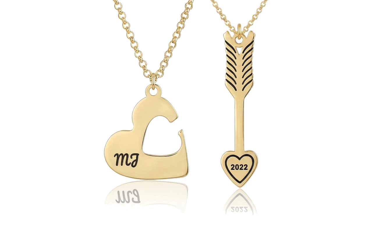 Cupid’s Arrow Necklace Set