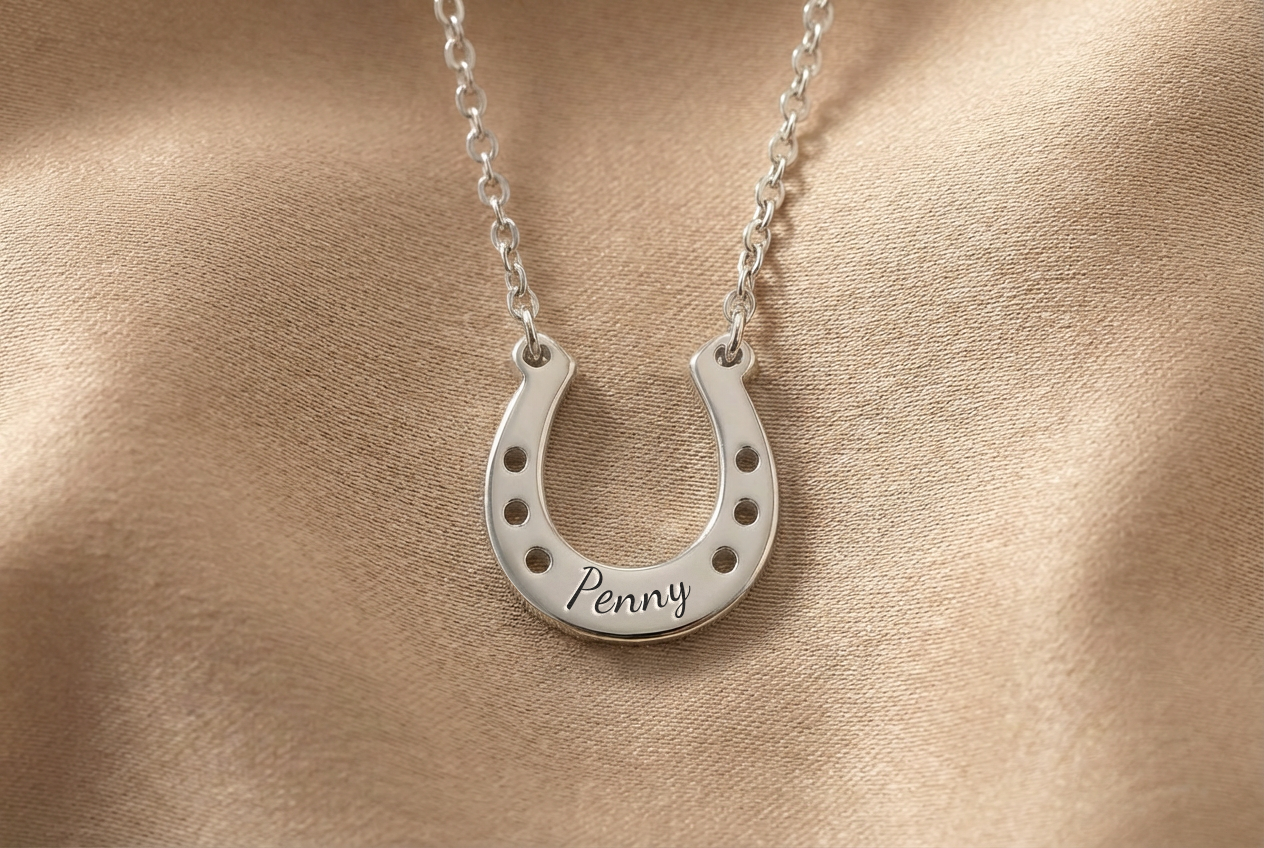 Silver Horseshoe Necklace
