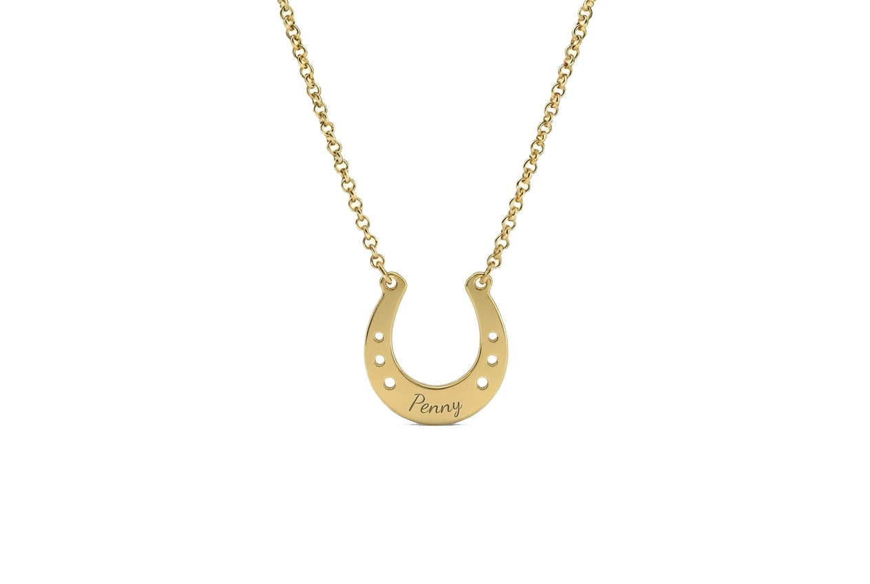 Silver Horseshoe Necklace