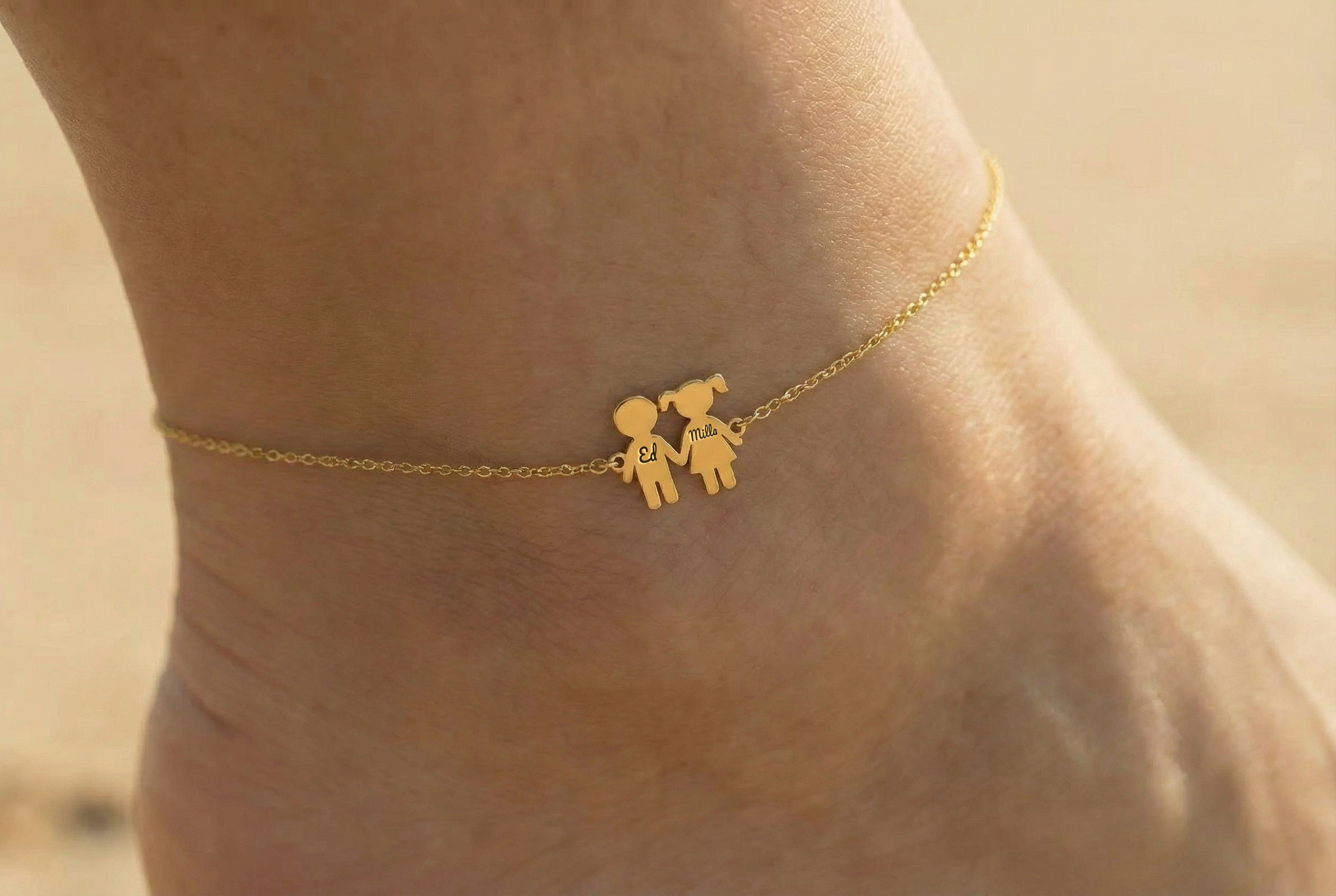 Personalized Family Anklet