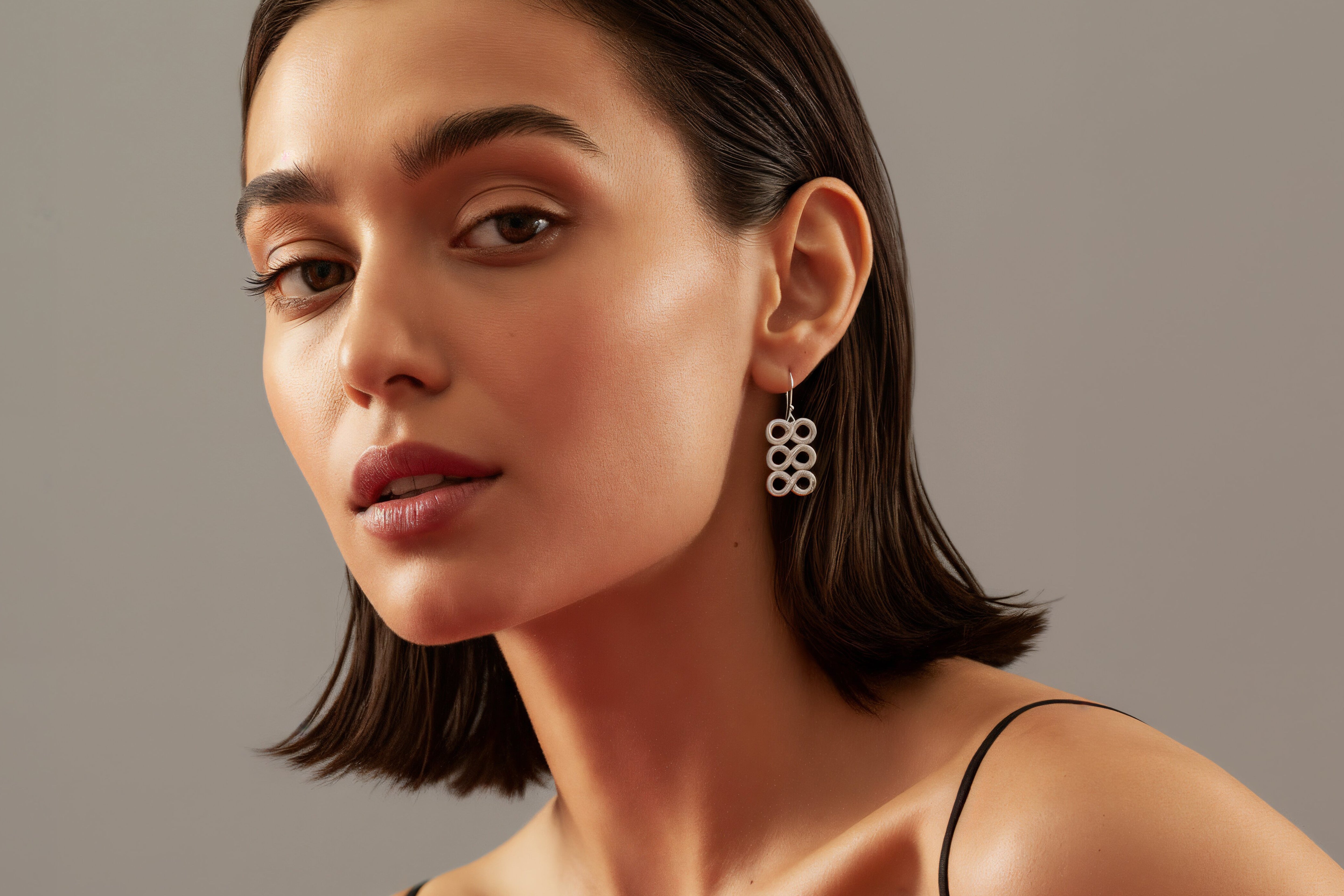 Angel Number Drop Earrings