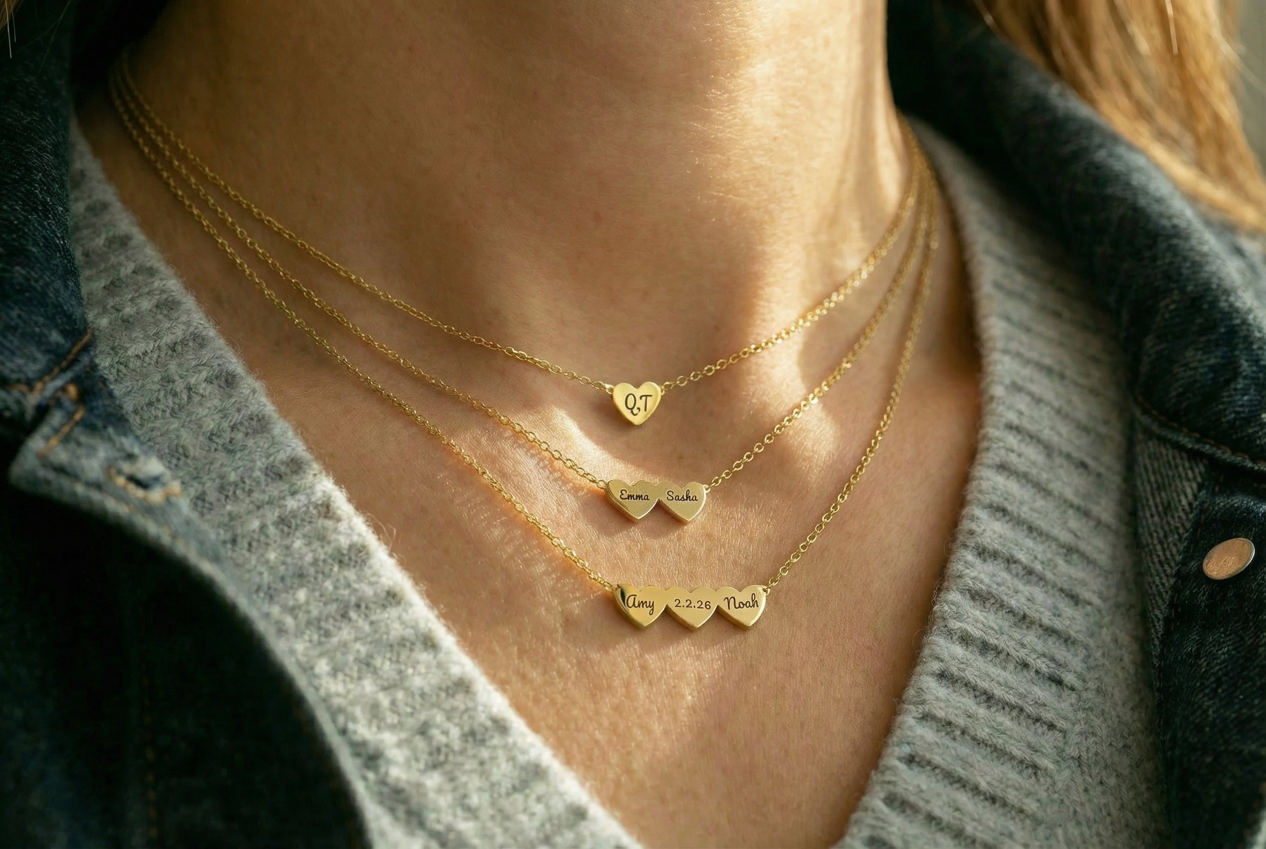 Multi-Heart Necklace