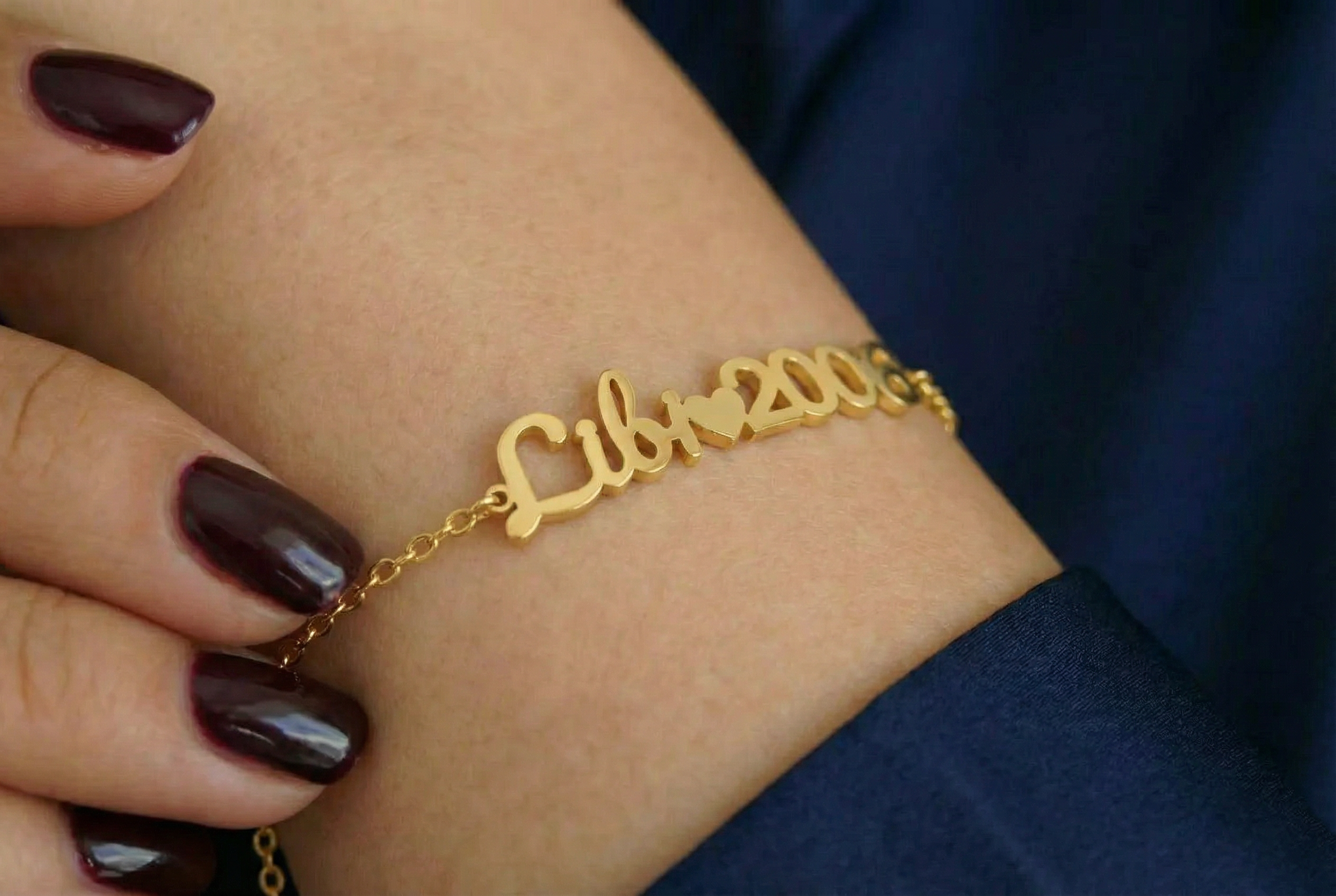 Custom Name & Year Bracelet