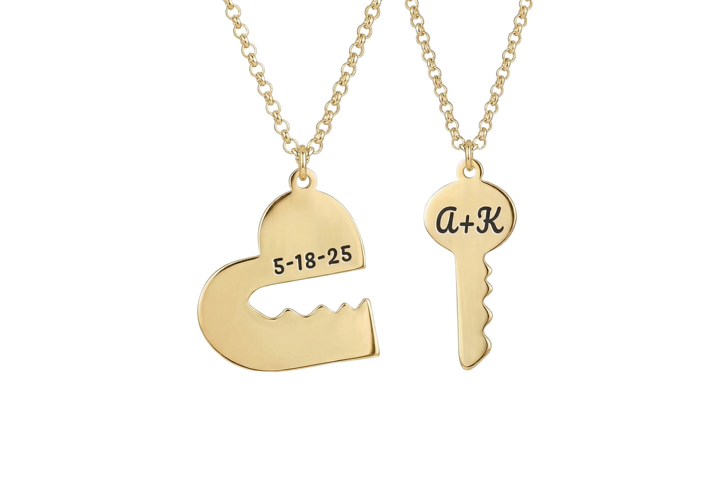 Key to My Heart Necklace Set