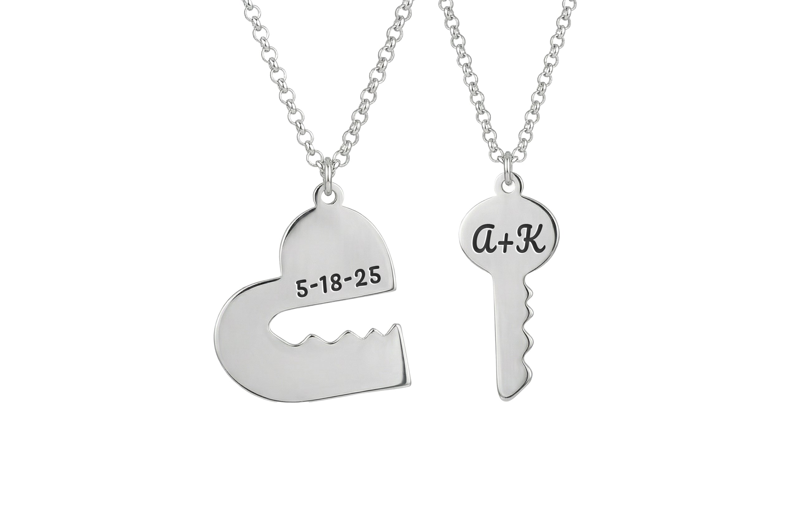 Key to My Heart Necklace Set