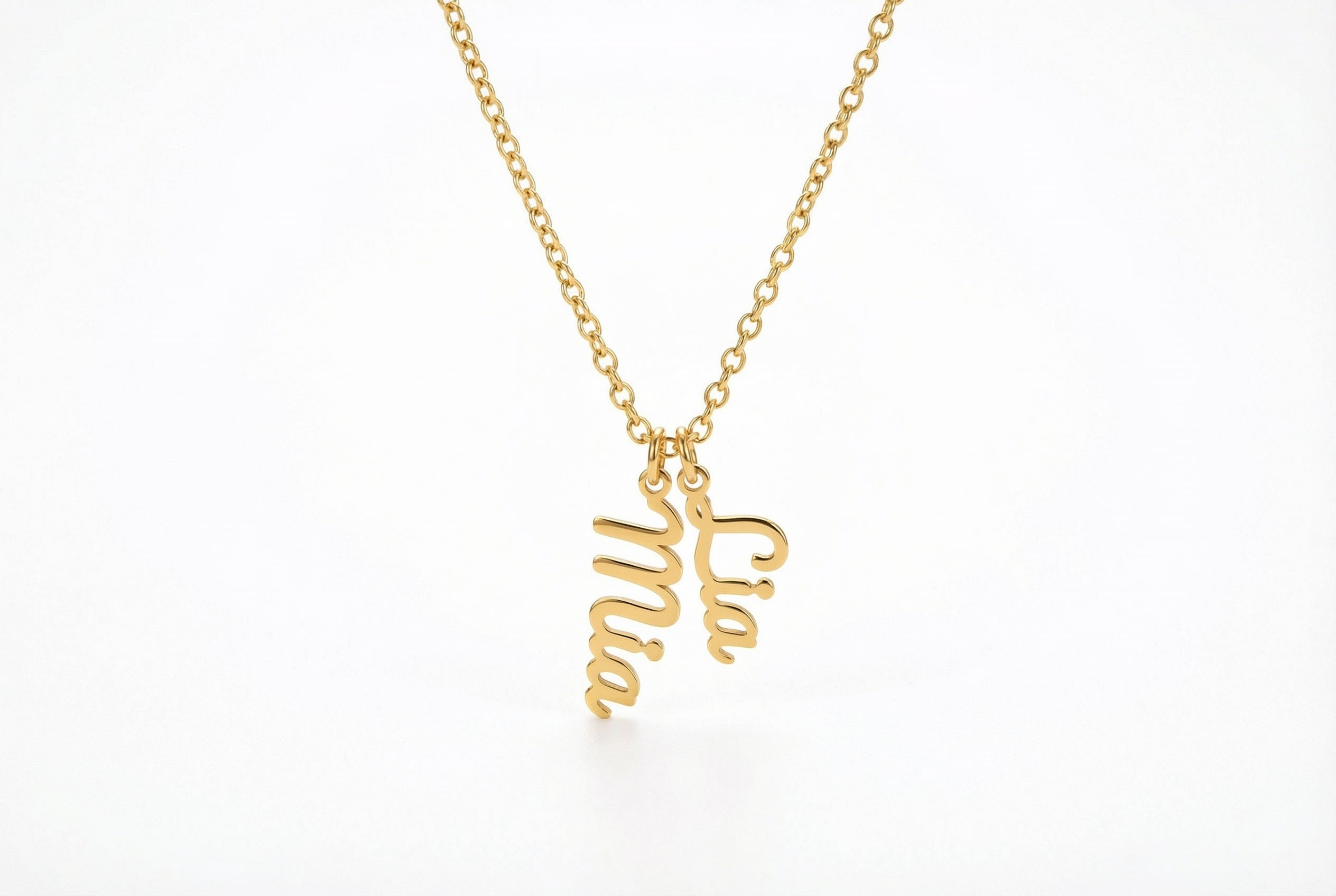 Custom Two Name Necklace