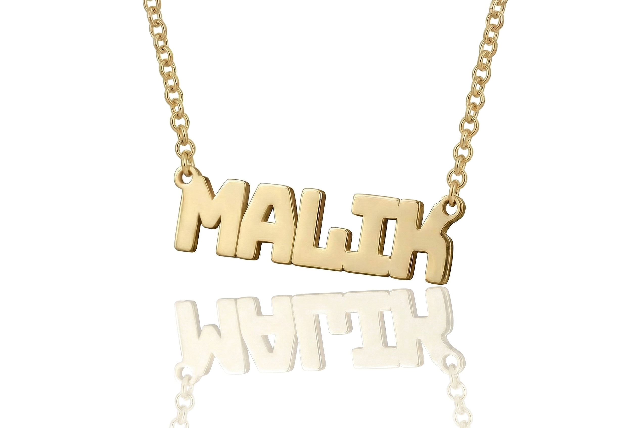 14k Gold Men Necklace