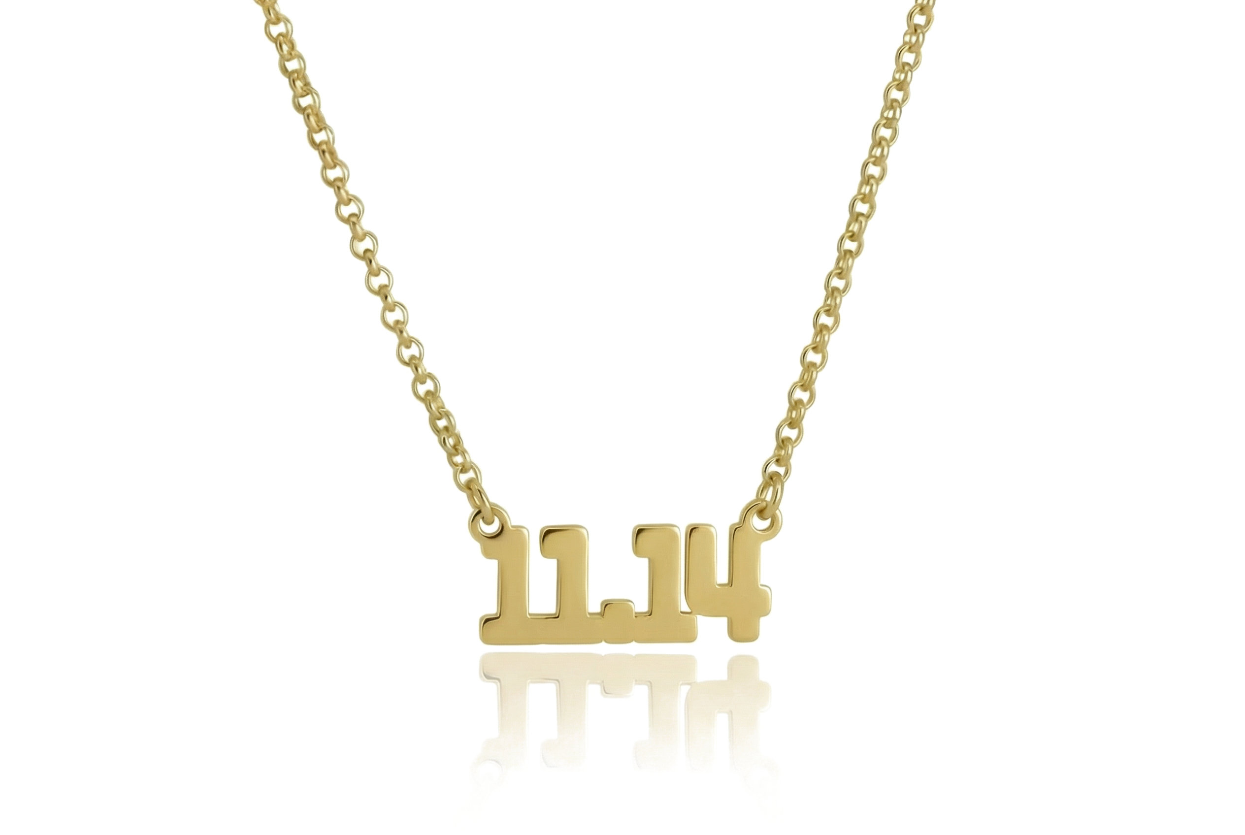 Custom Date Pendant Necklace