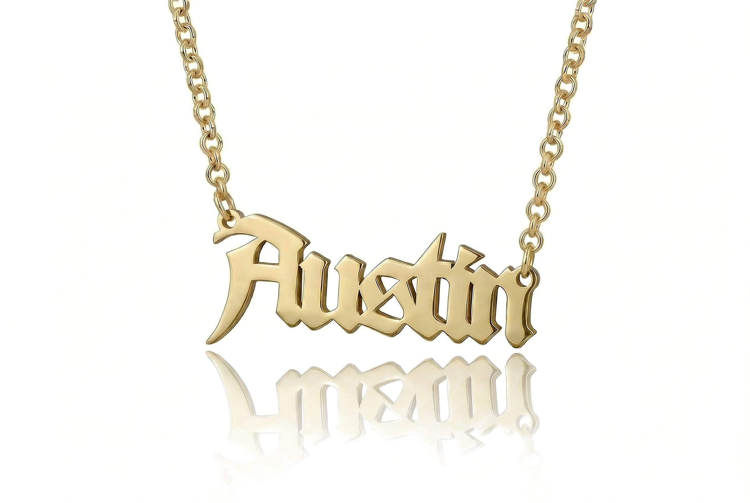 18k Gold Name Necklace