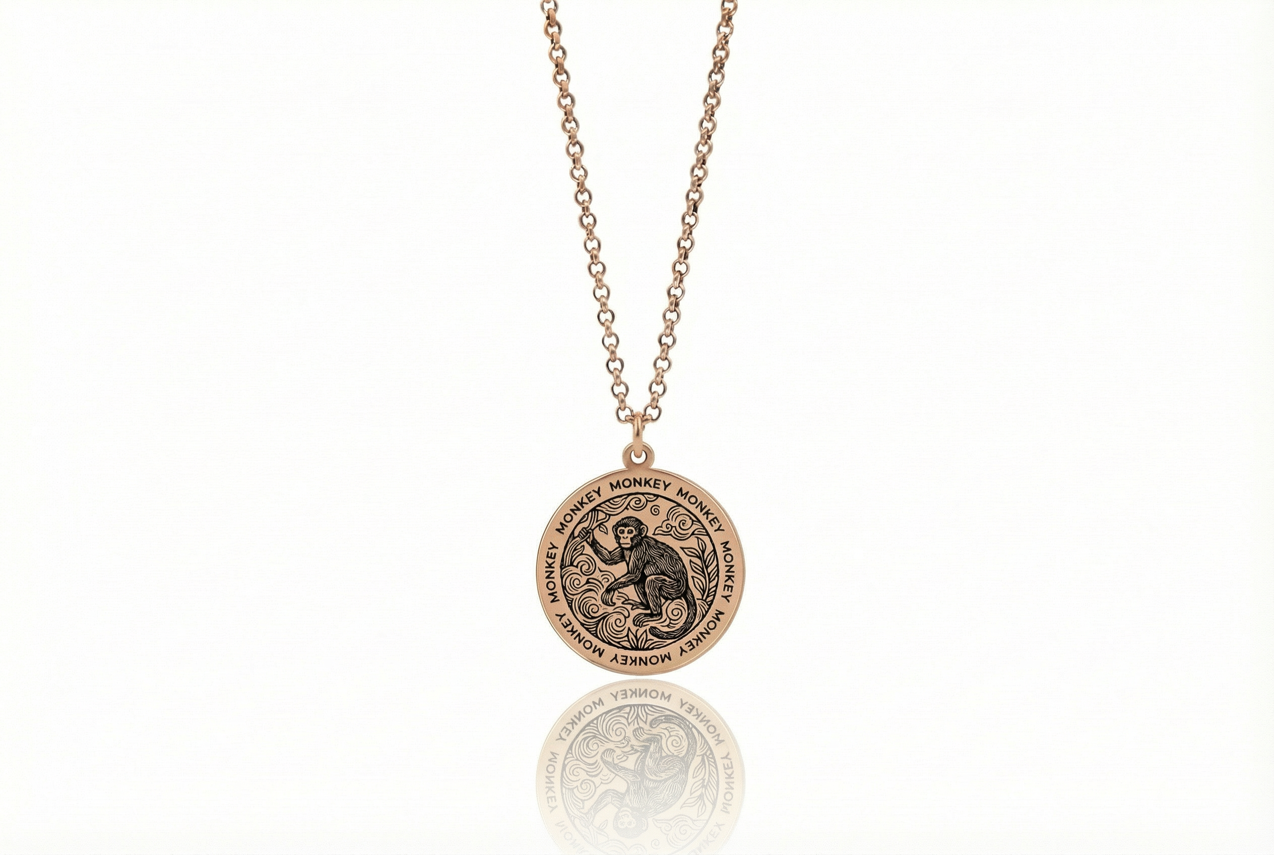 Monkey Zodiac Necklace
