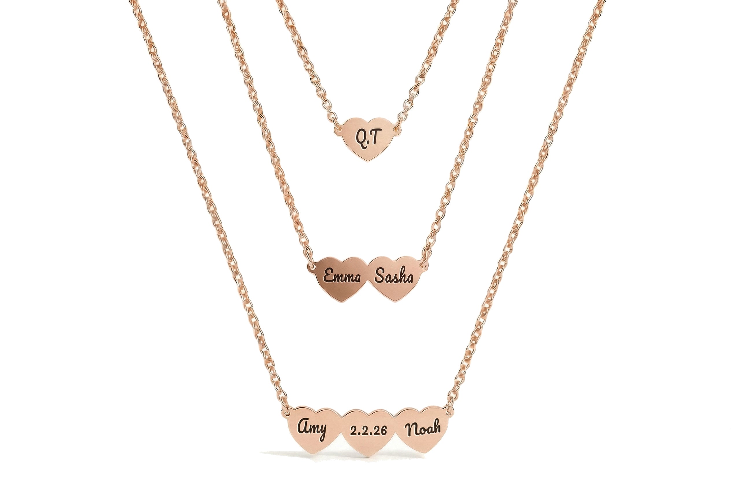 Multi-Heart Necklace