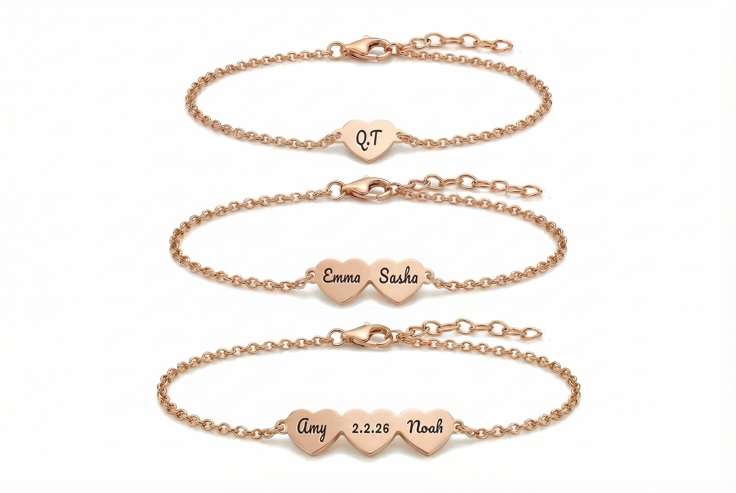 Heart Name Anklet