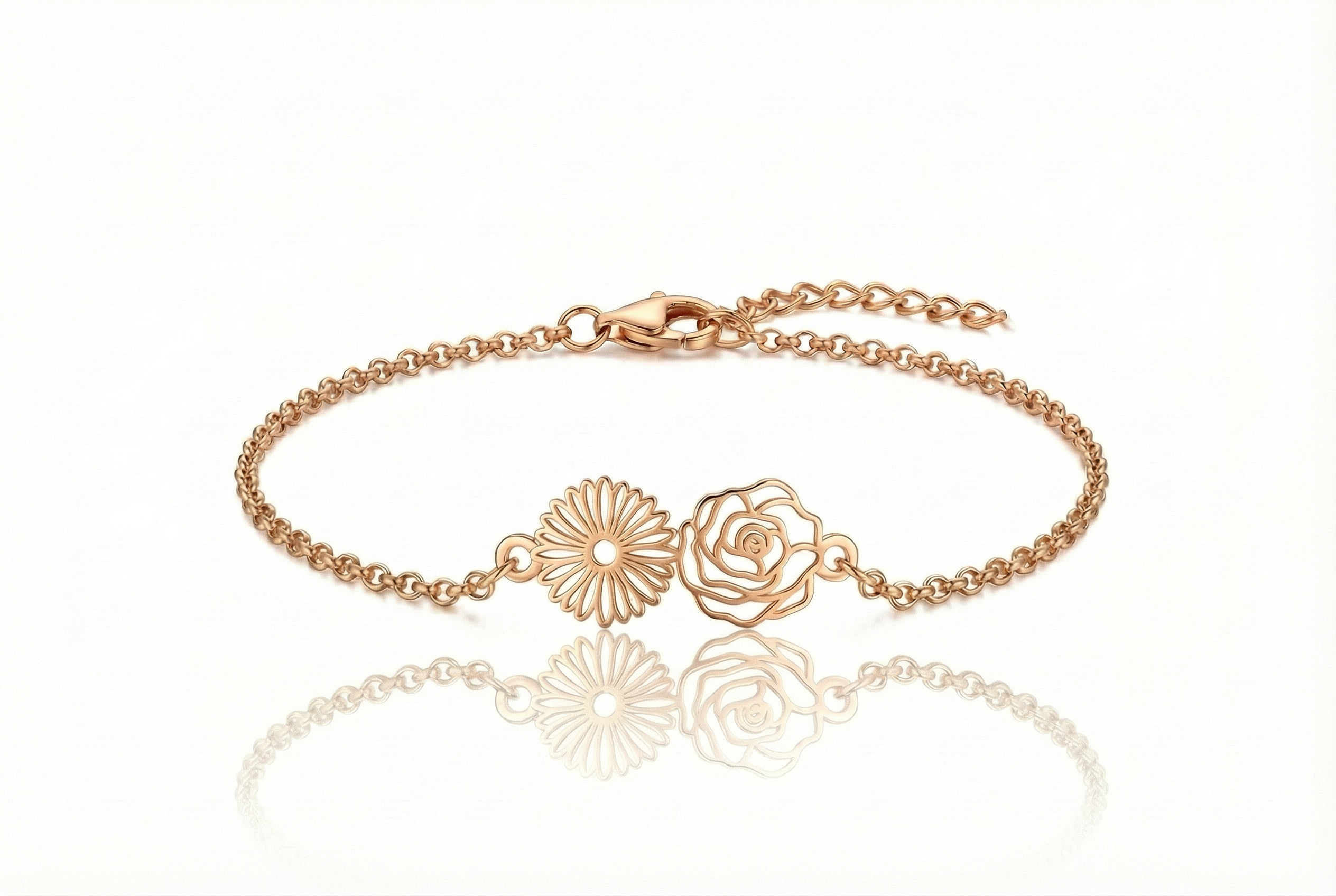 Double Birth Flower Bracelet