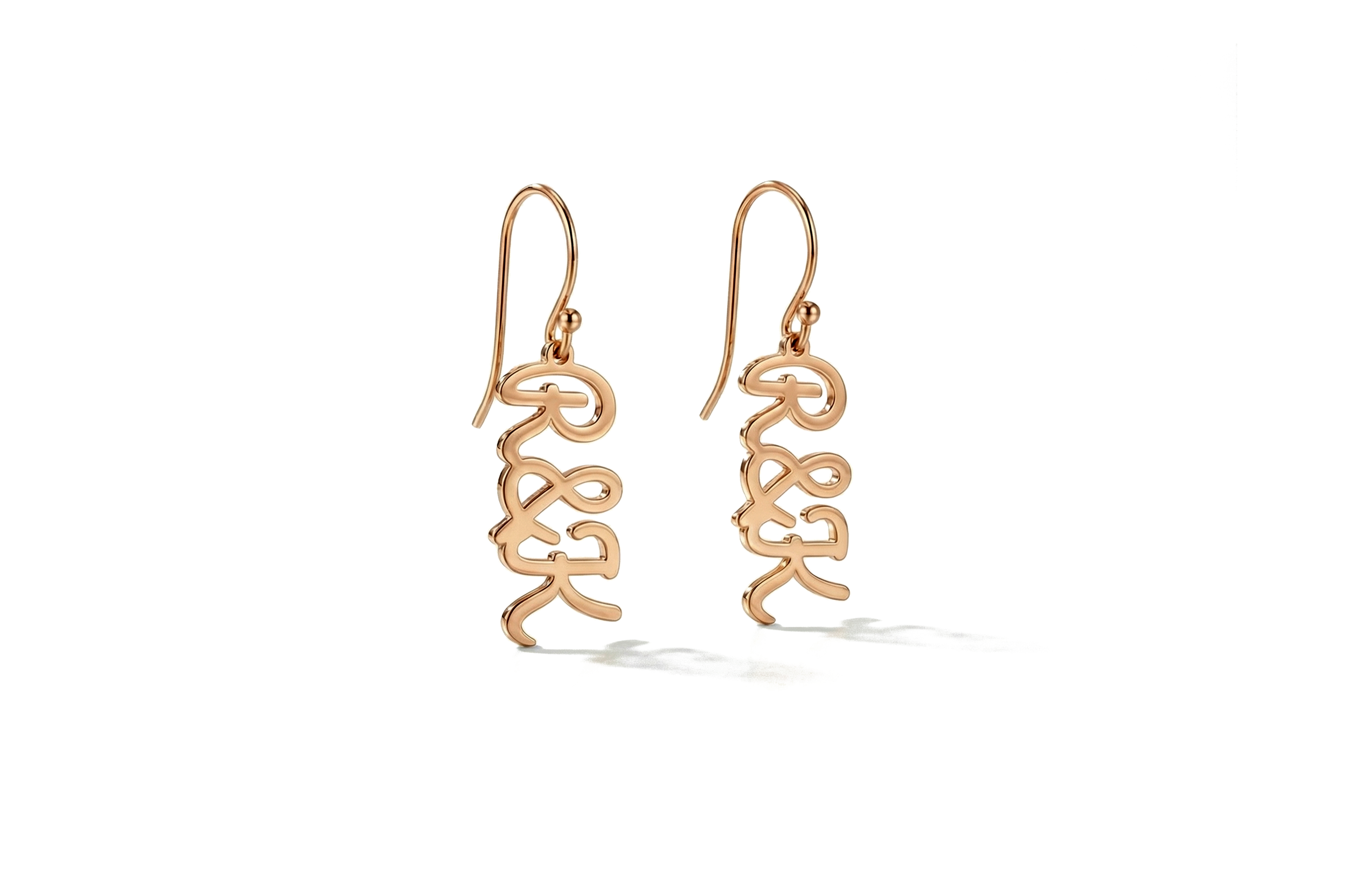 Anniversary Initials Earrings