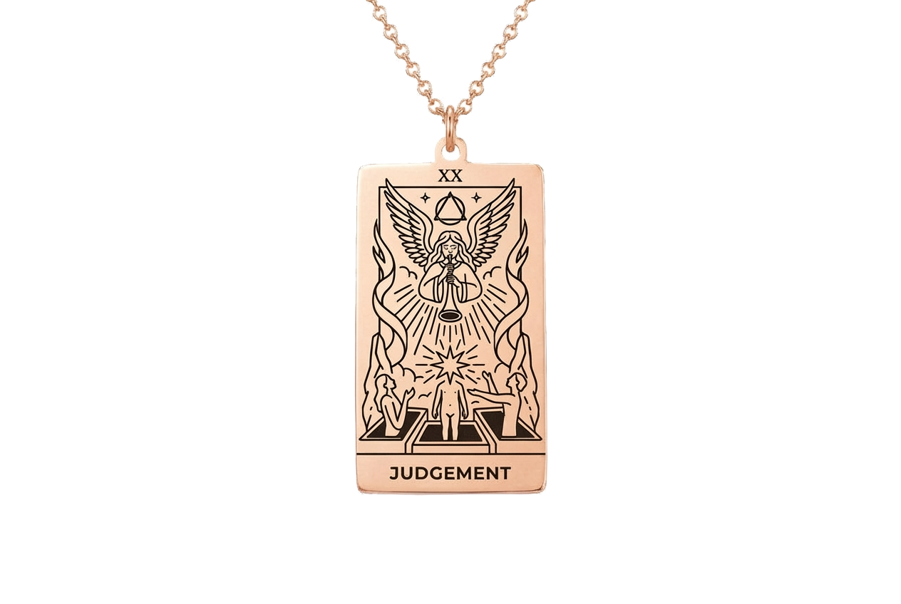 Judgement Tarot Card Necklace