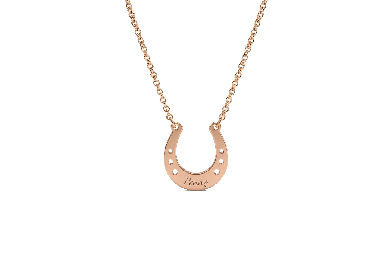 Silver Horseshoe Necklace