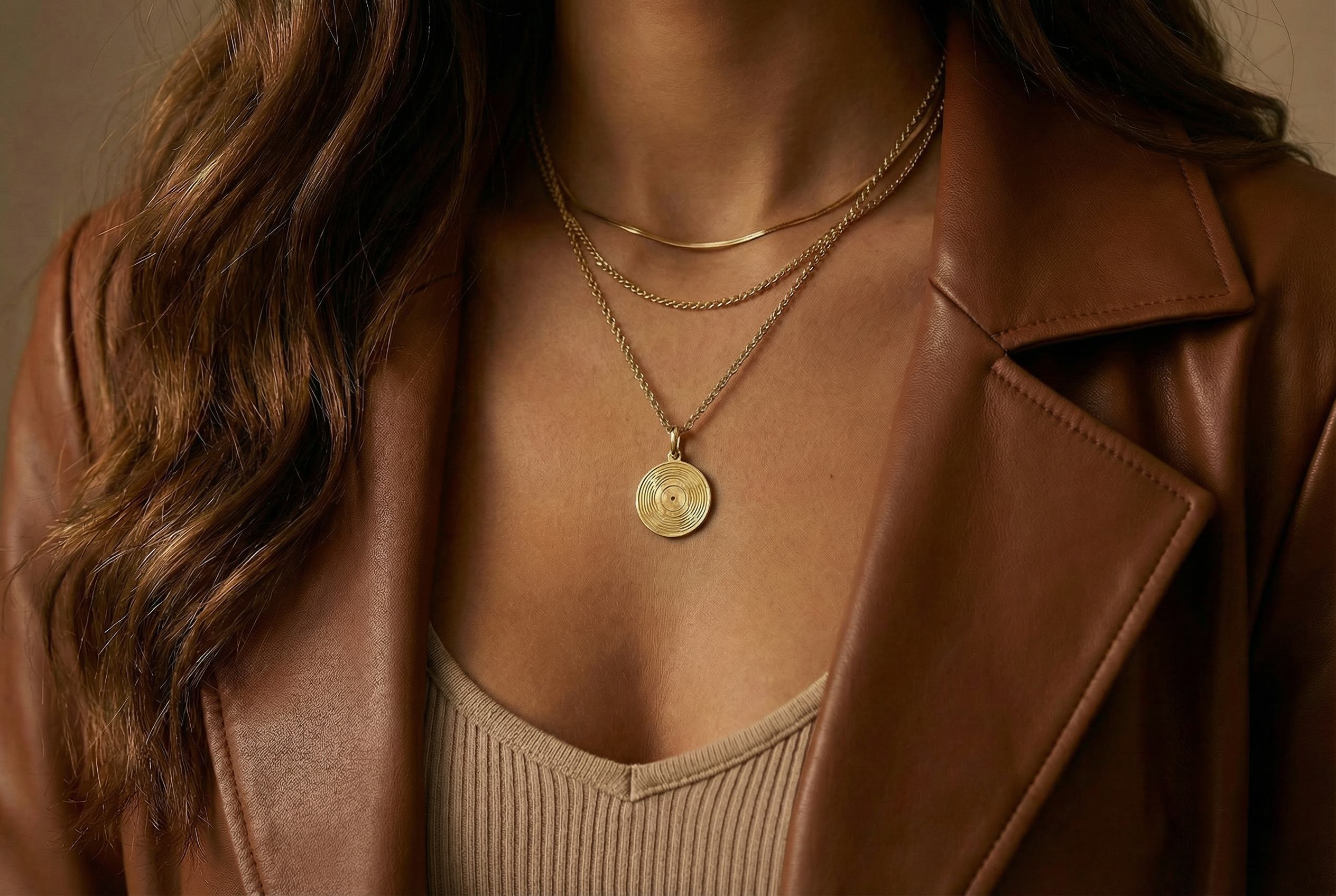 Custom Vinyl Record Necklace