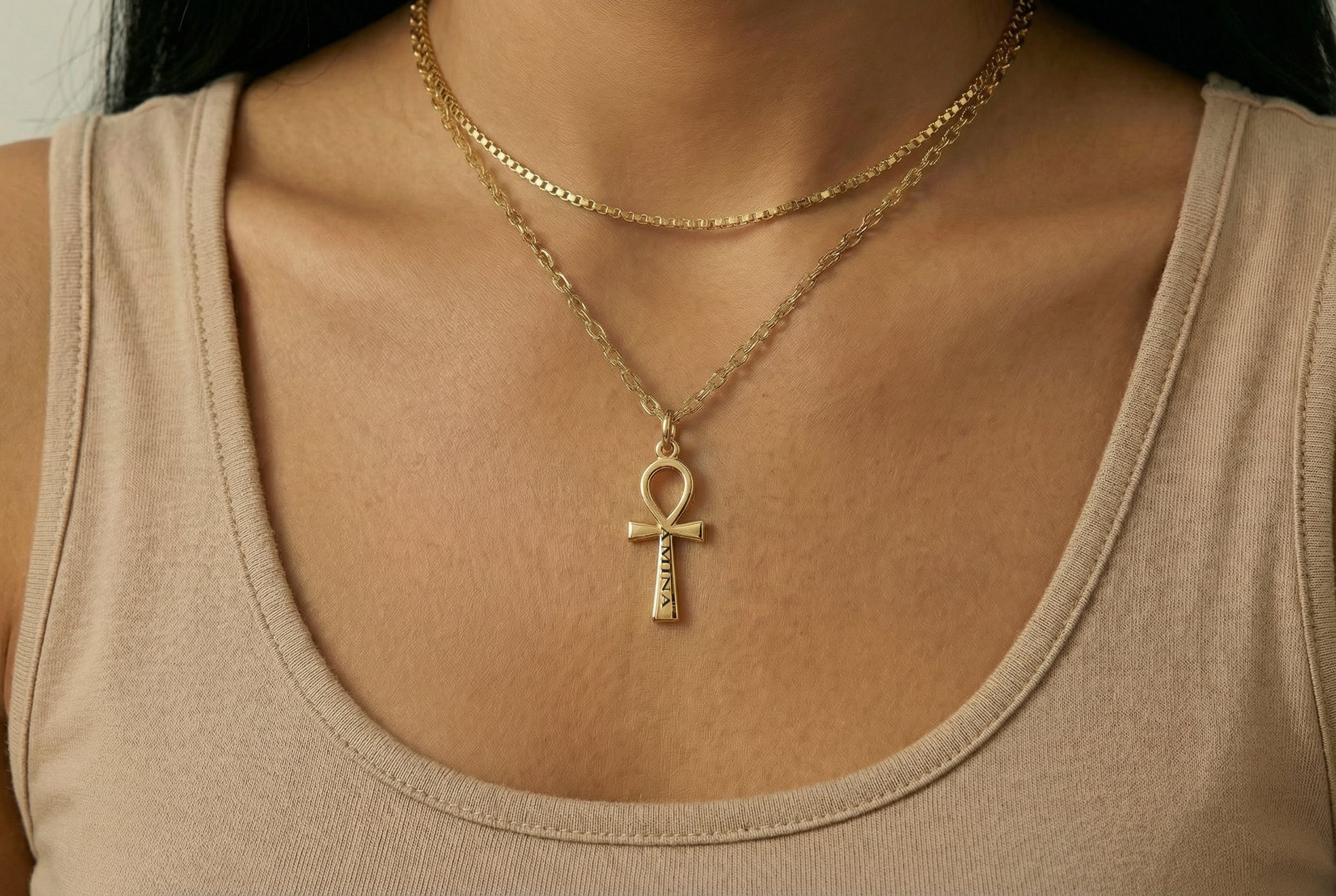 Custom Ankh Necklace