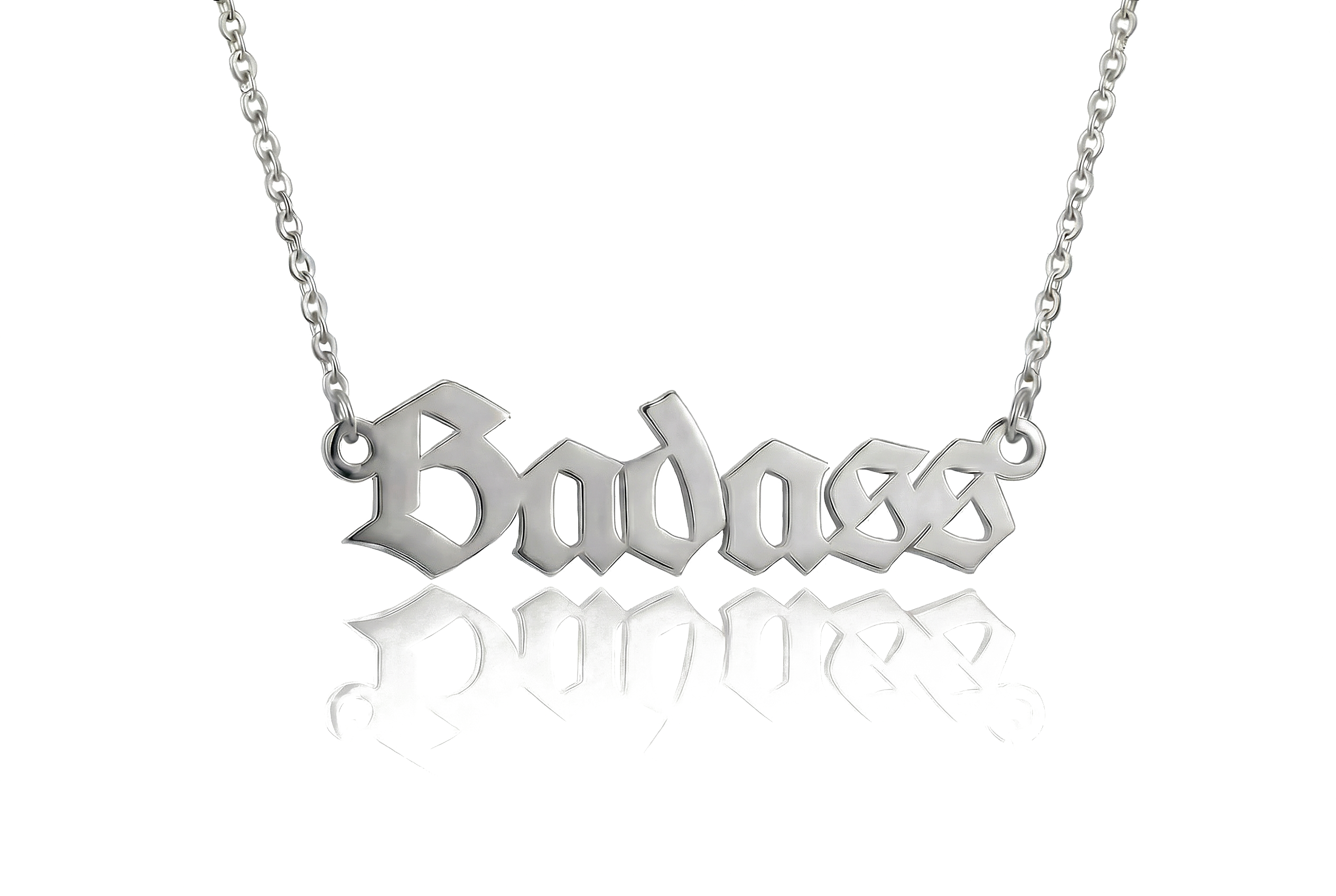 Feminine Badass Silver Necklace