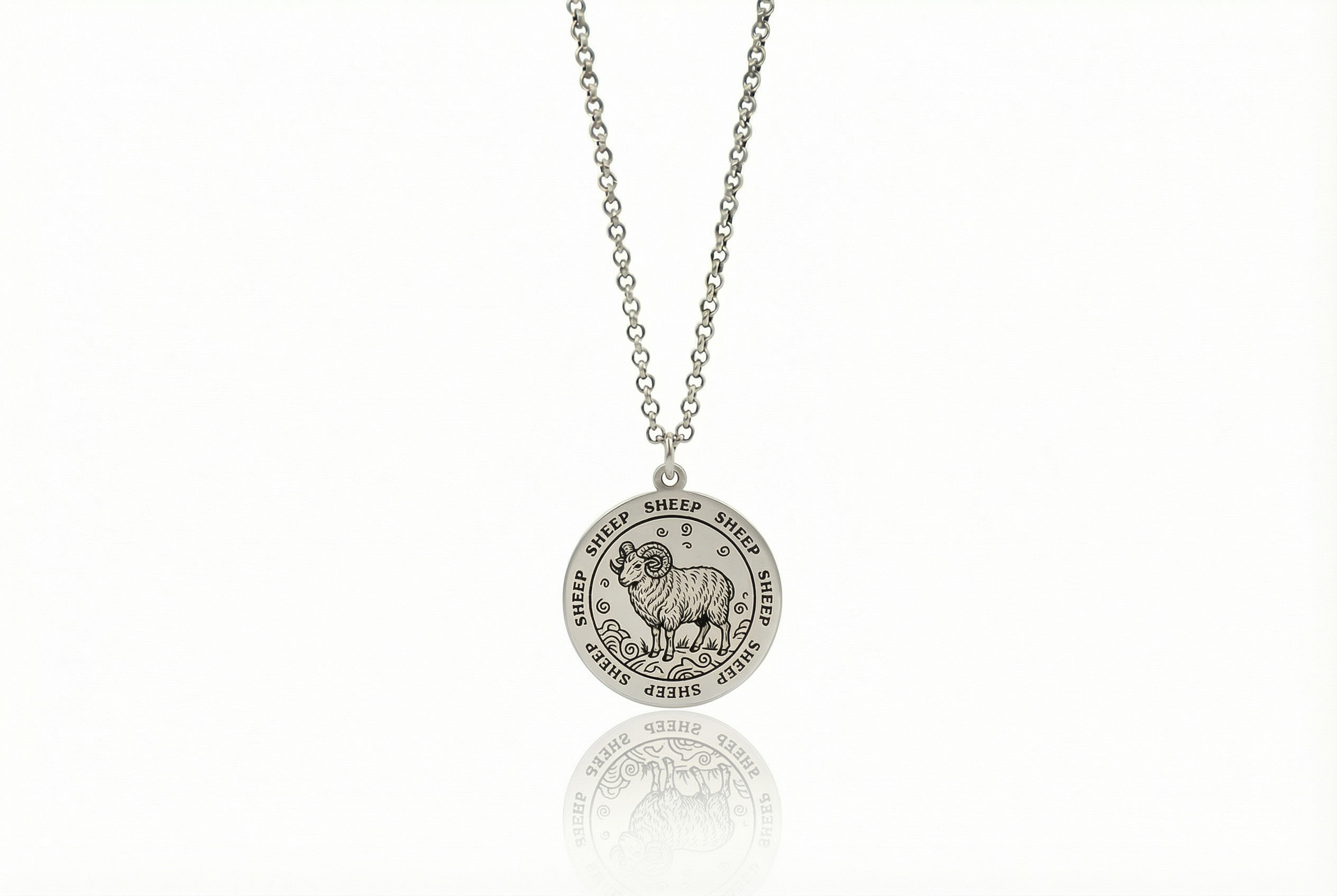 Sheep Zodiac Necklace