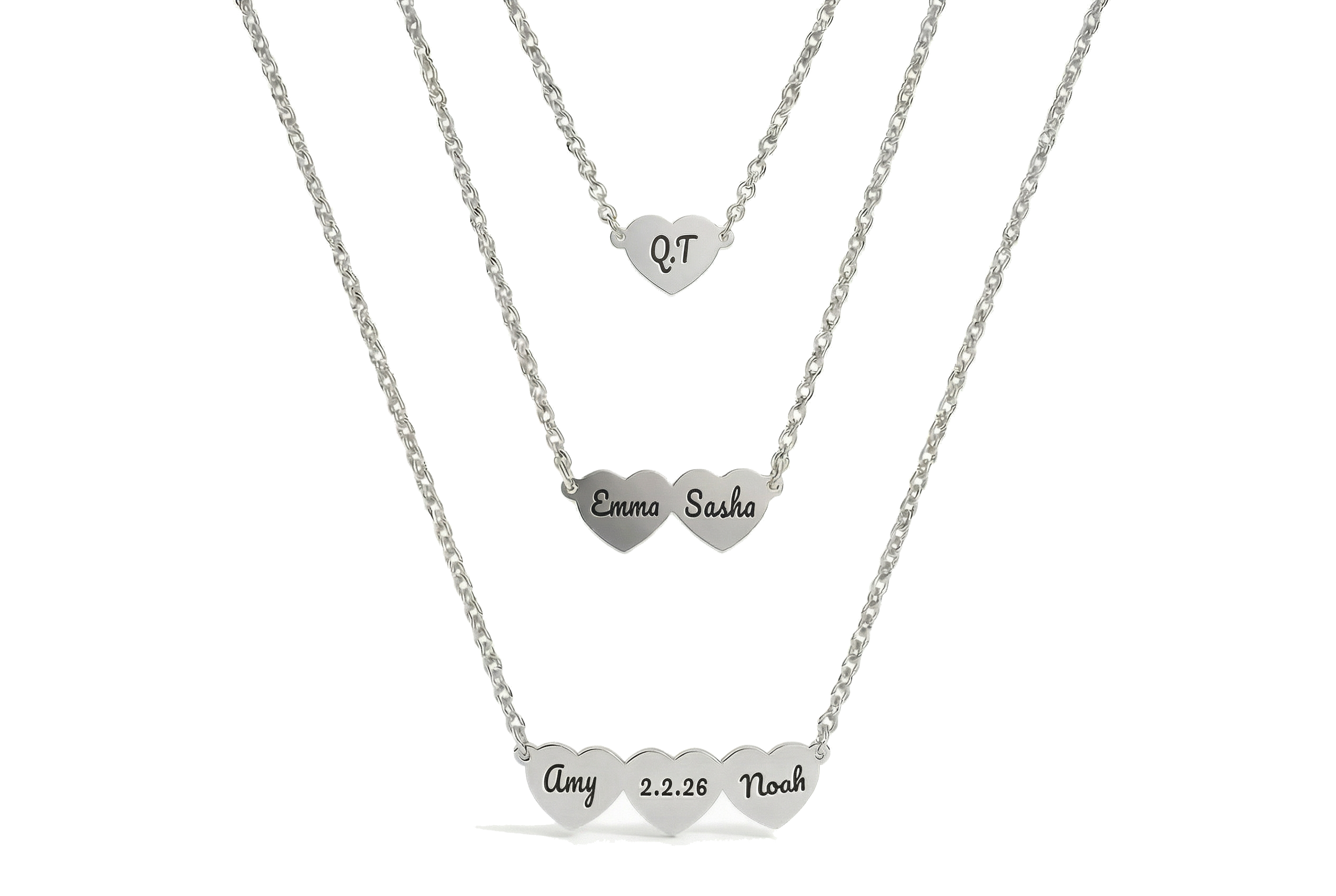 Multi-Heart Necklace
