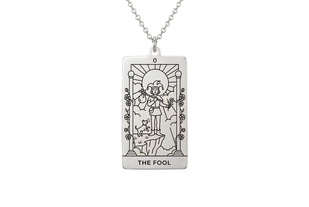 The Fool Tarot Card Necklace