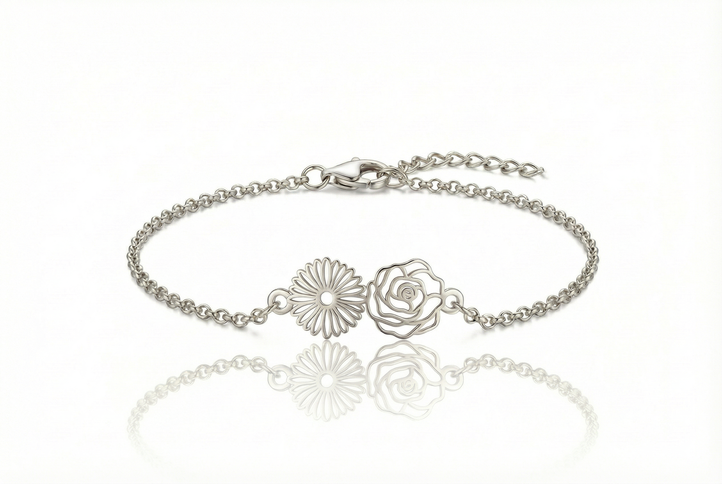 Double Birth Flower Bracelet