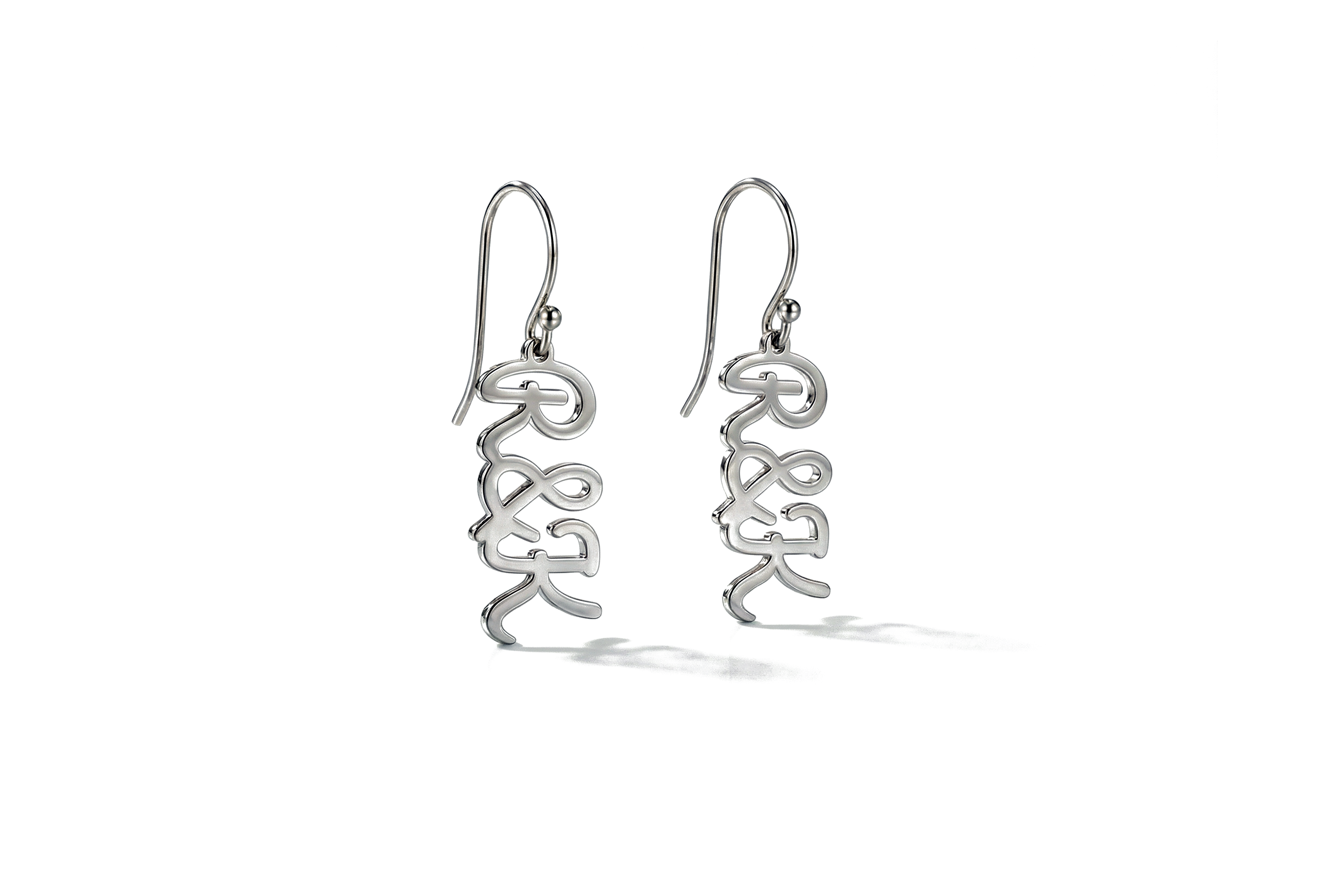 Anniversary Initials Earrings