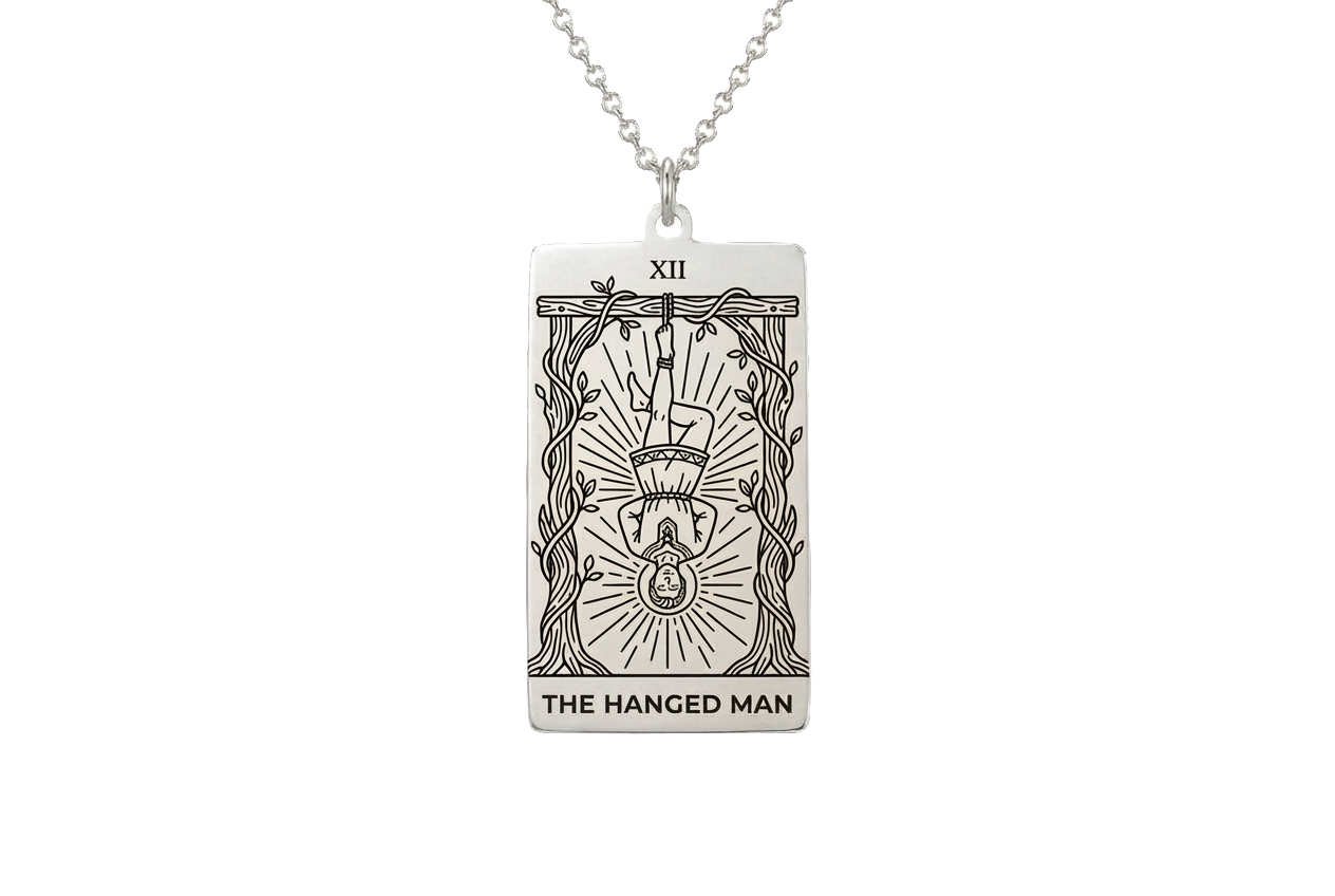 The Hanged Man Tarot Necklace