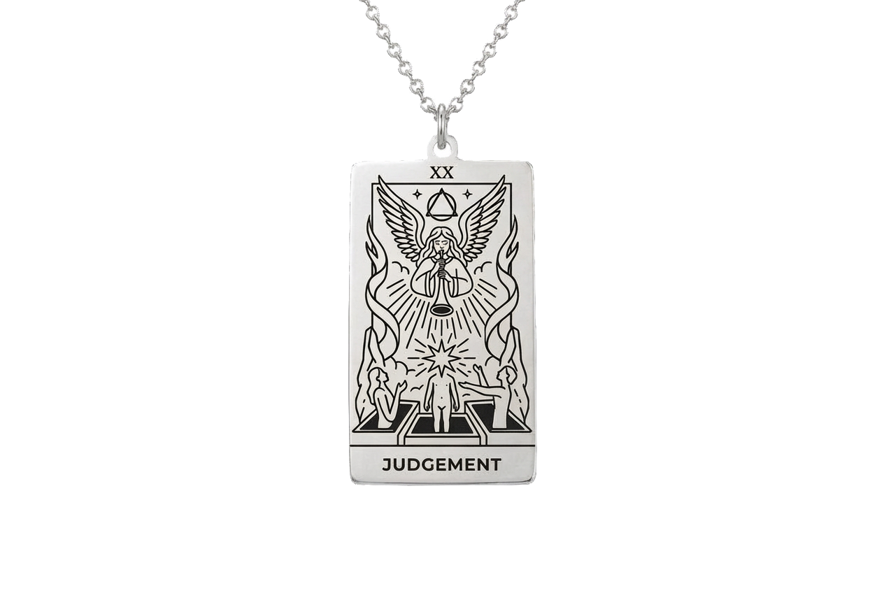 Judgement Tarot Card Necklace