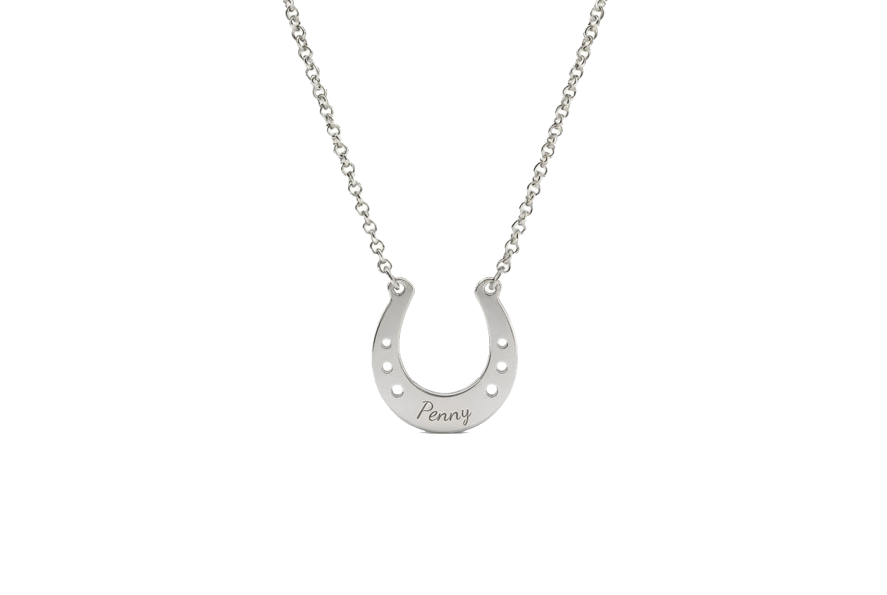 Silver Horseshoe Necklace