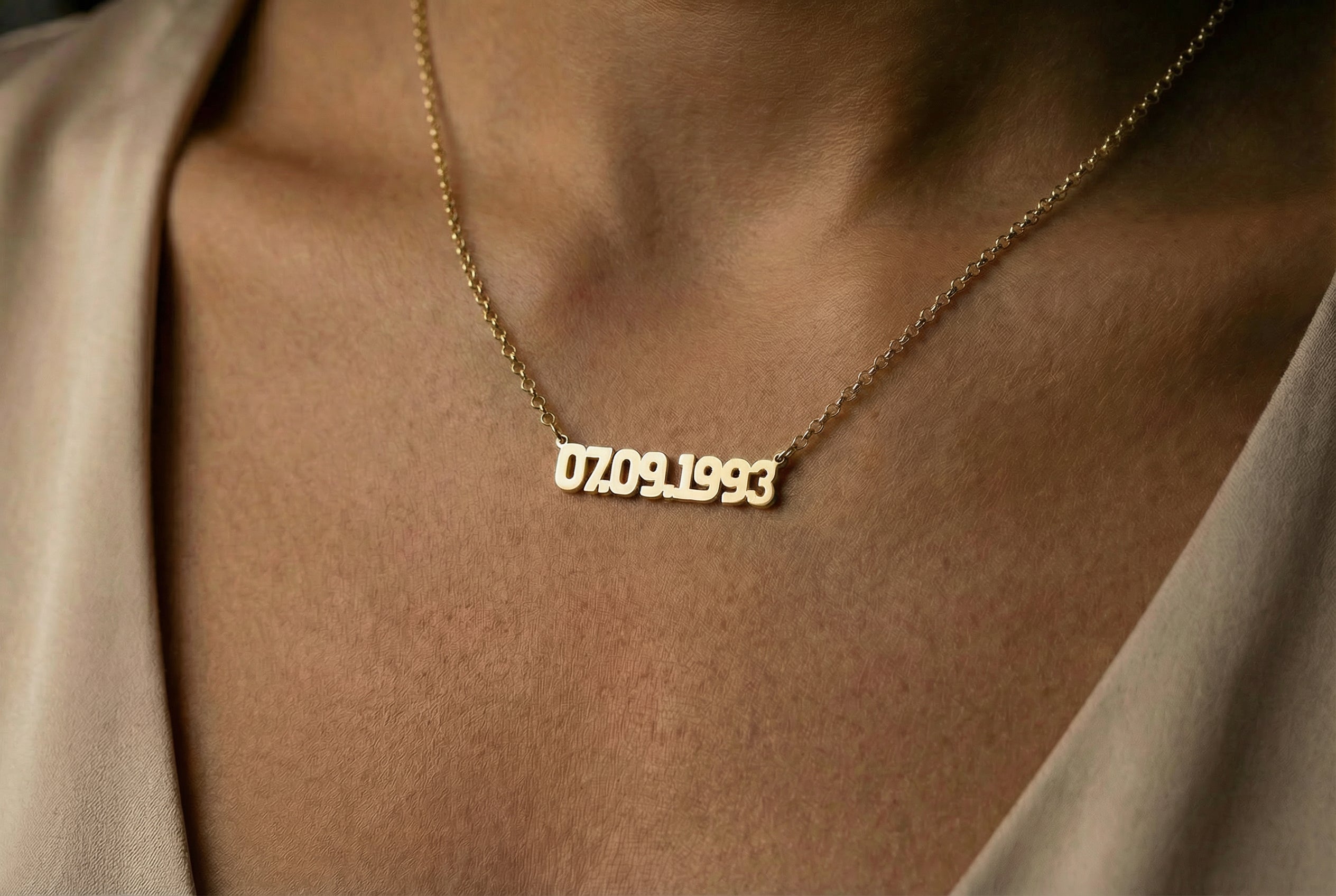 Personalized Birth Date Necklace