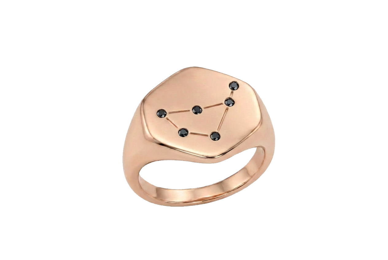 Hexagon Signet Ring