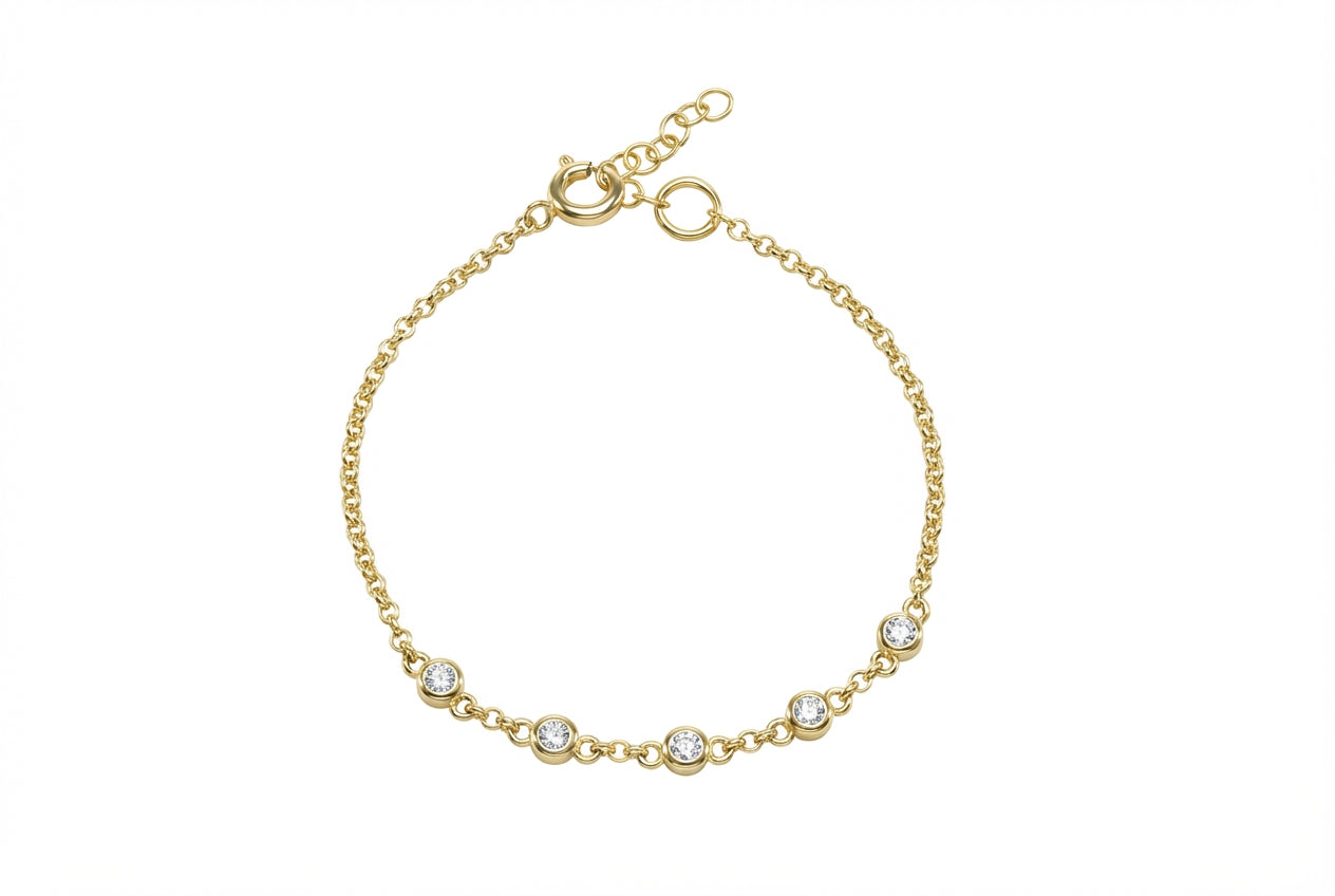 Multi Bezel Shimmer Chain