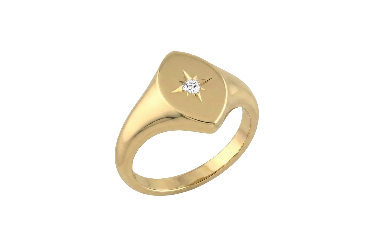 Marquise Signet Ring