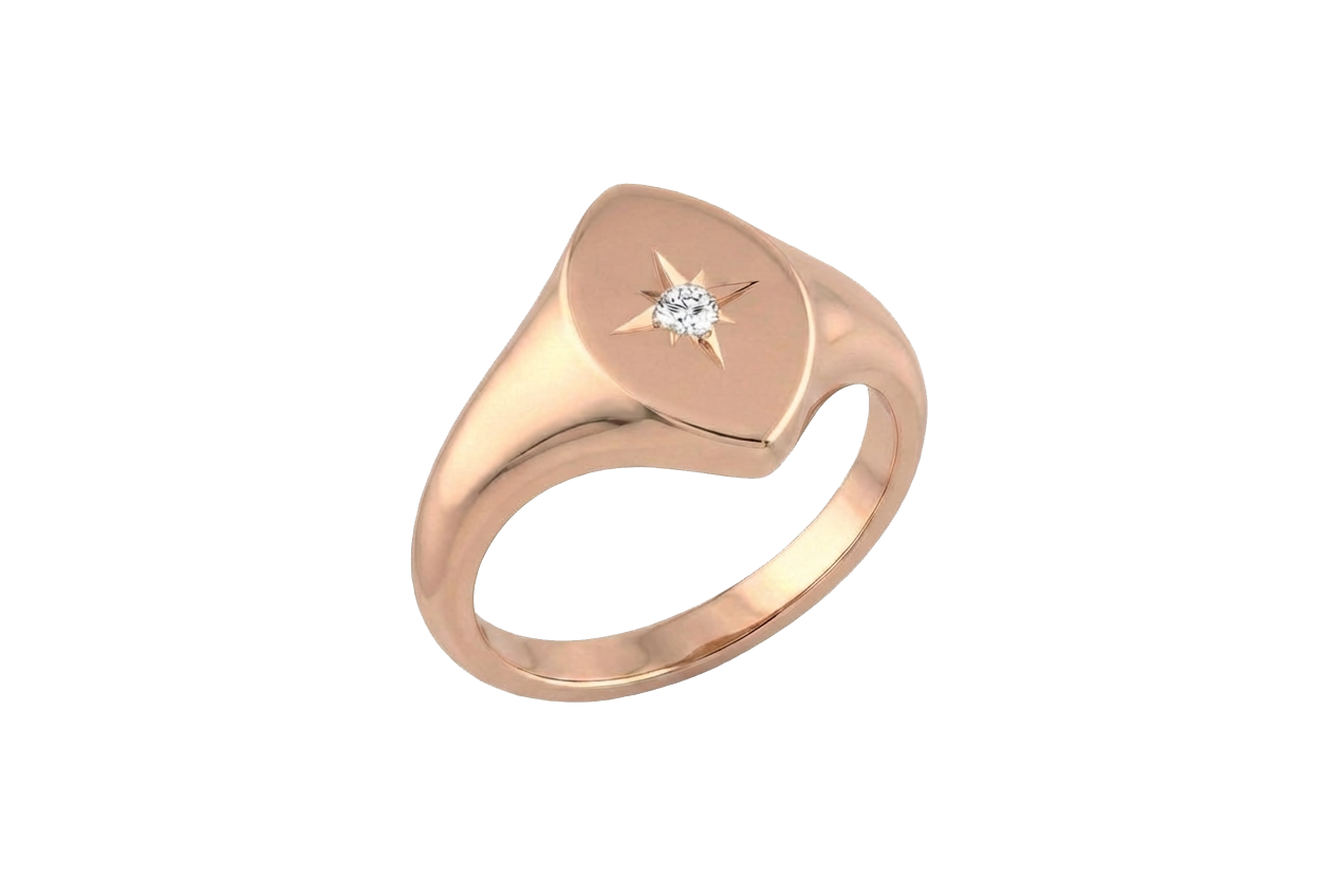 Marquise Signet Ring