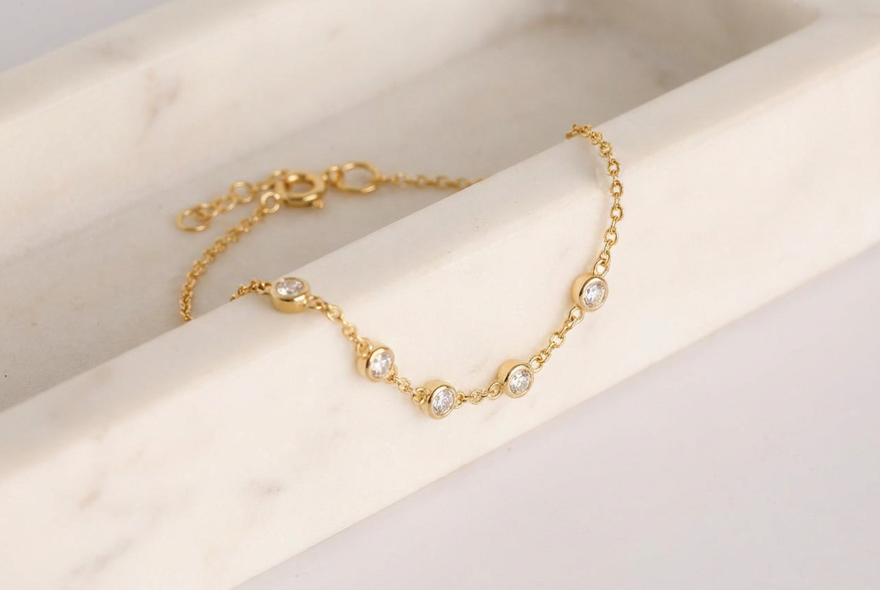 Multi Bezel Shimmer Chain