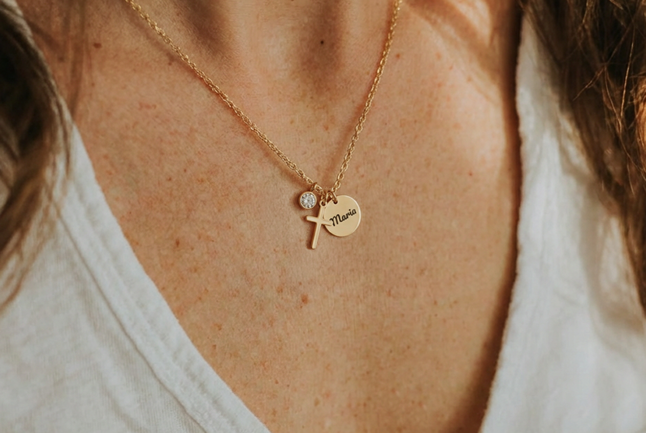 Custom Cross Necklace