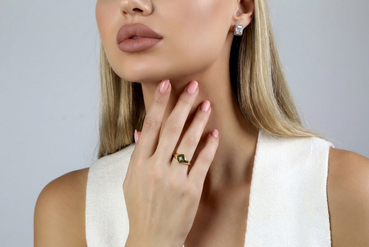 Gold Pear Signet